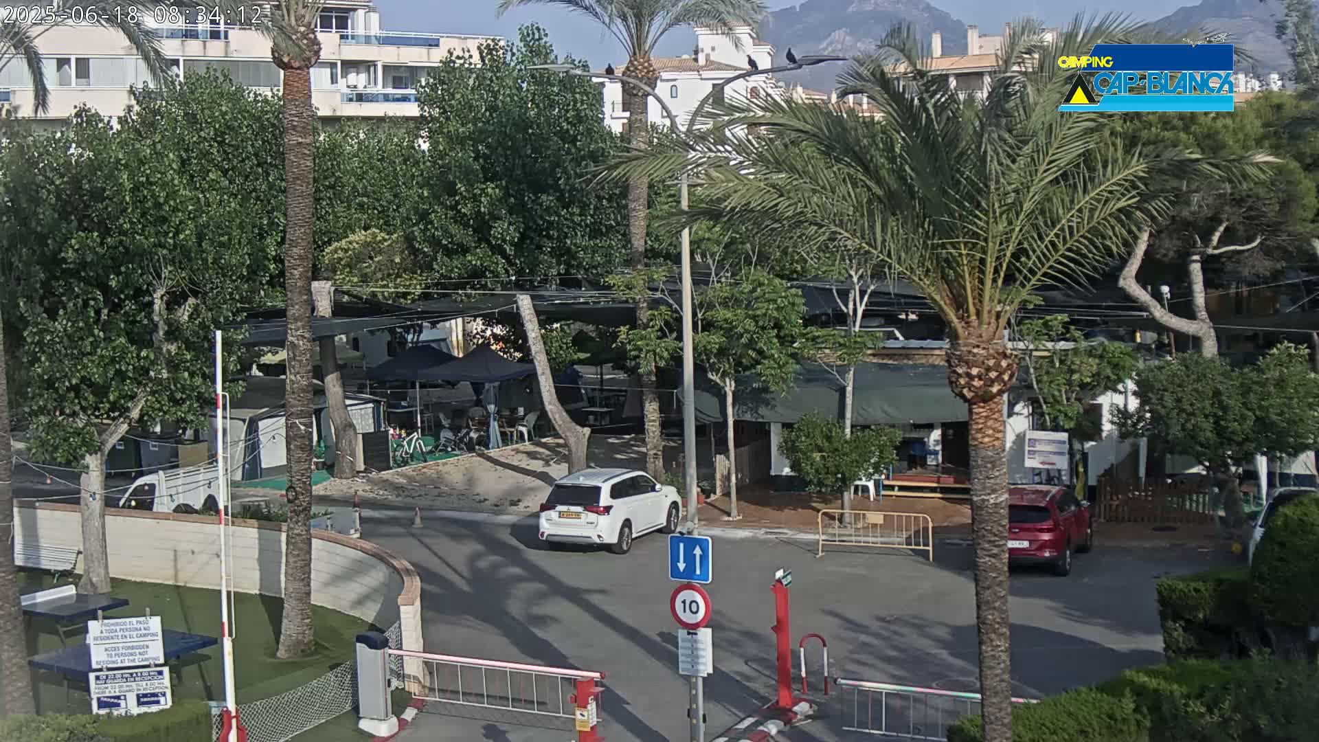 Altea, Camping Cap-Blanch Entrance - Alicante, Valencia, Spain