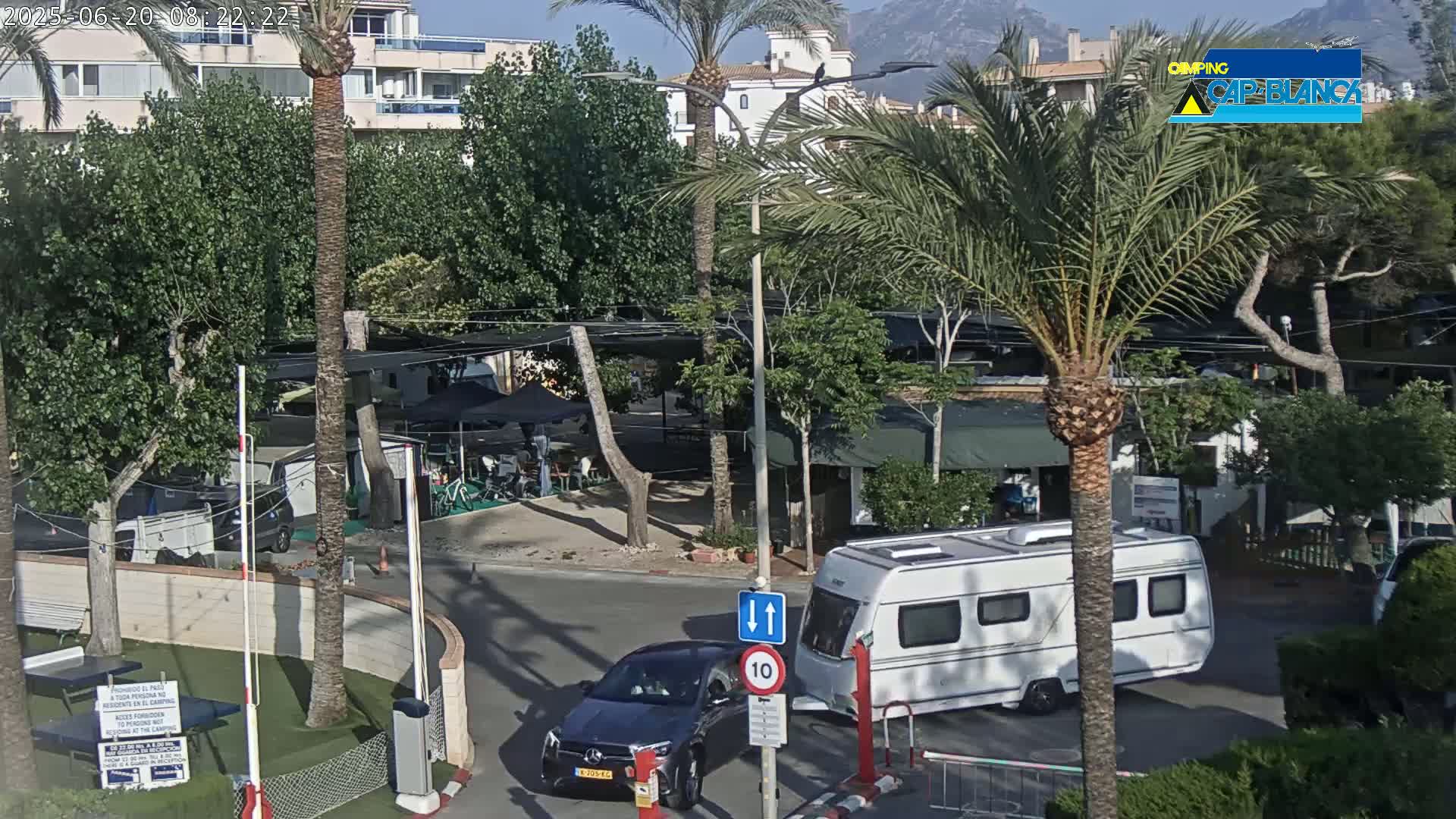 Altea, Camping Cap-Blanch Entrance - Alicante, Valencia, Spain