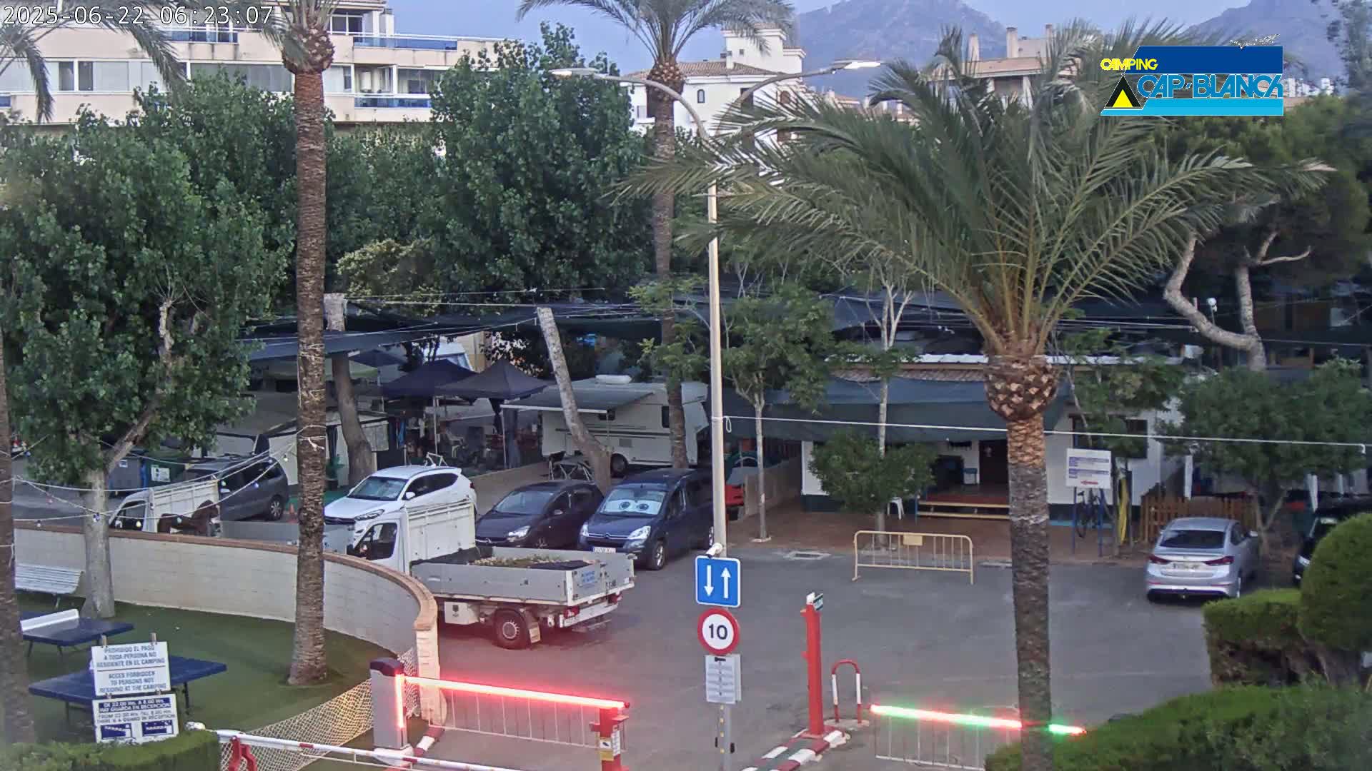 Altea, Camping Cap-Blanch Entrance - Alicante, Valencia, Spain