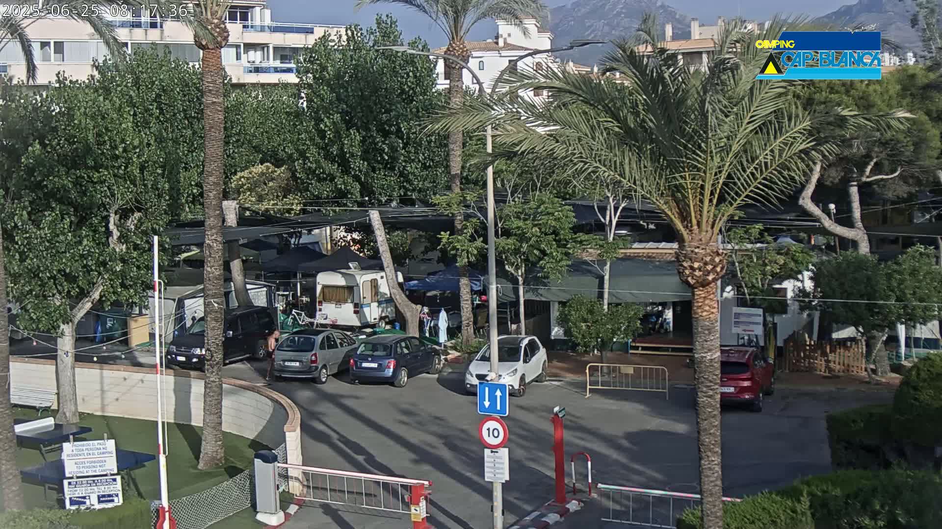 Altea, Camping Cap-Blanch Entrance - Alicante, Valencia, Spain