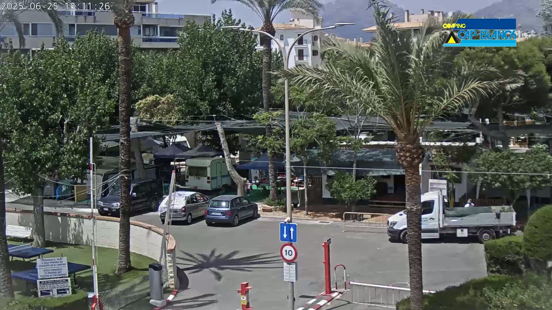 Altea, Camping Cap-Blanch Entrance - Alicante, Valencia, Spain