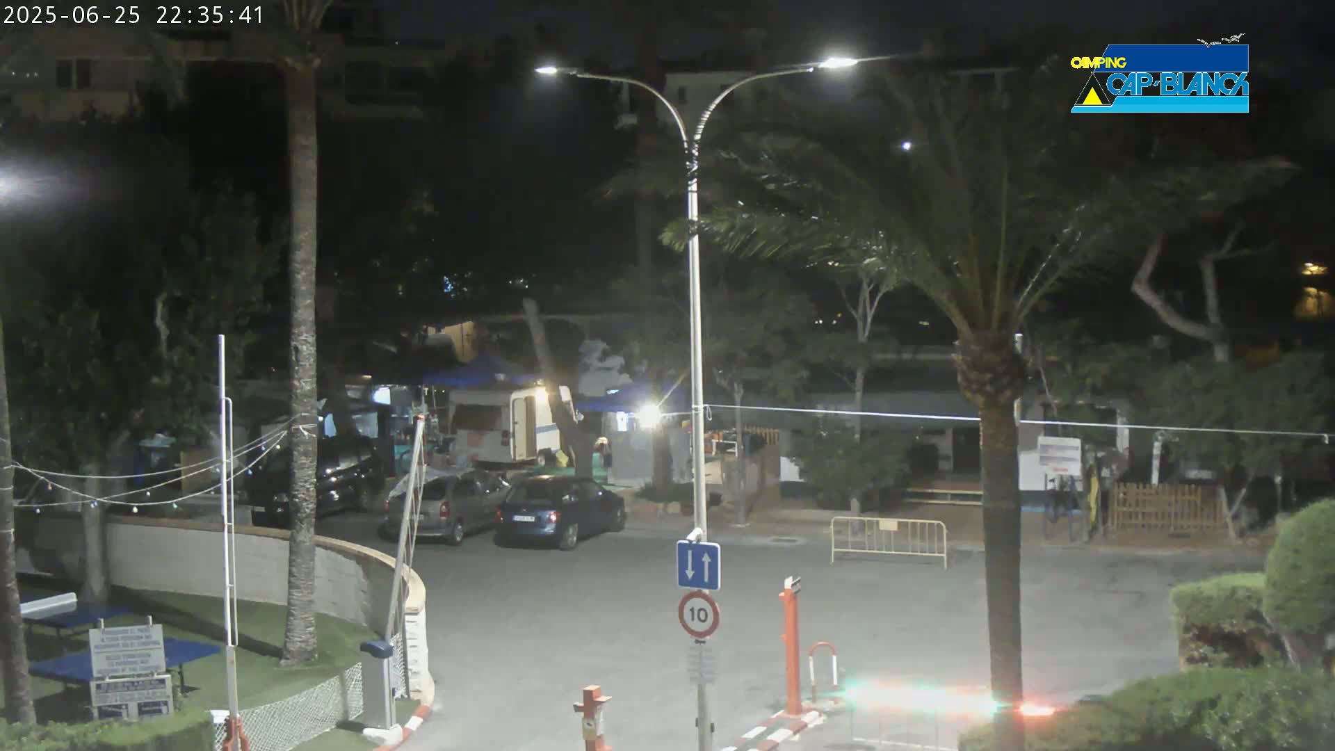 Altea, Camping Cap-Blanch Entrance - Alicante, Valencia, Spain