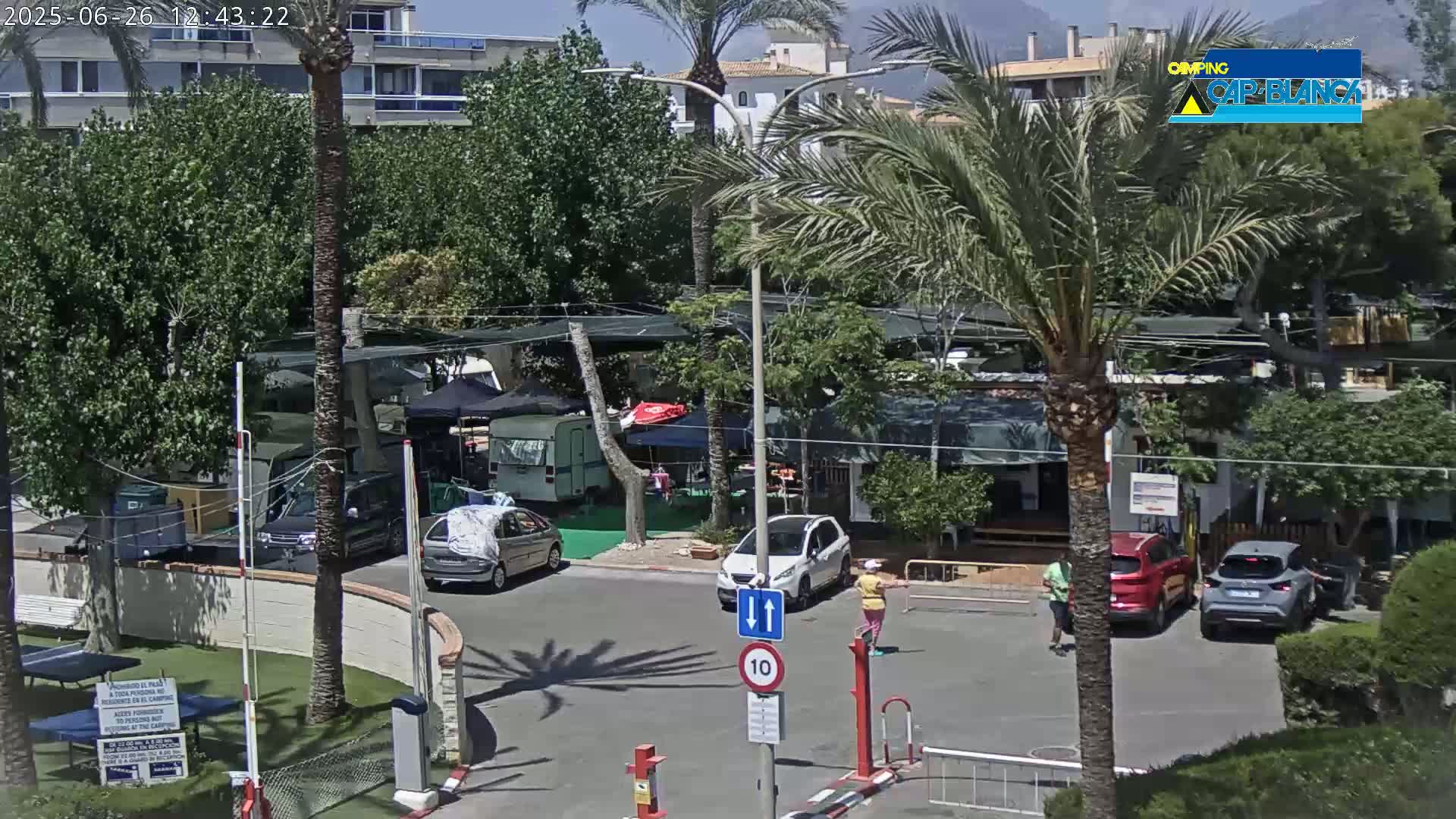 Altea, Camping Cap-Blanch Entrance - Alicante, Valencia, Spain