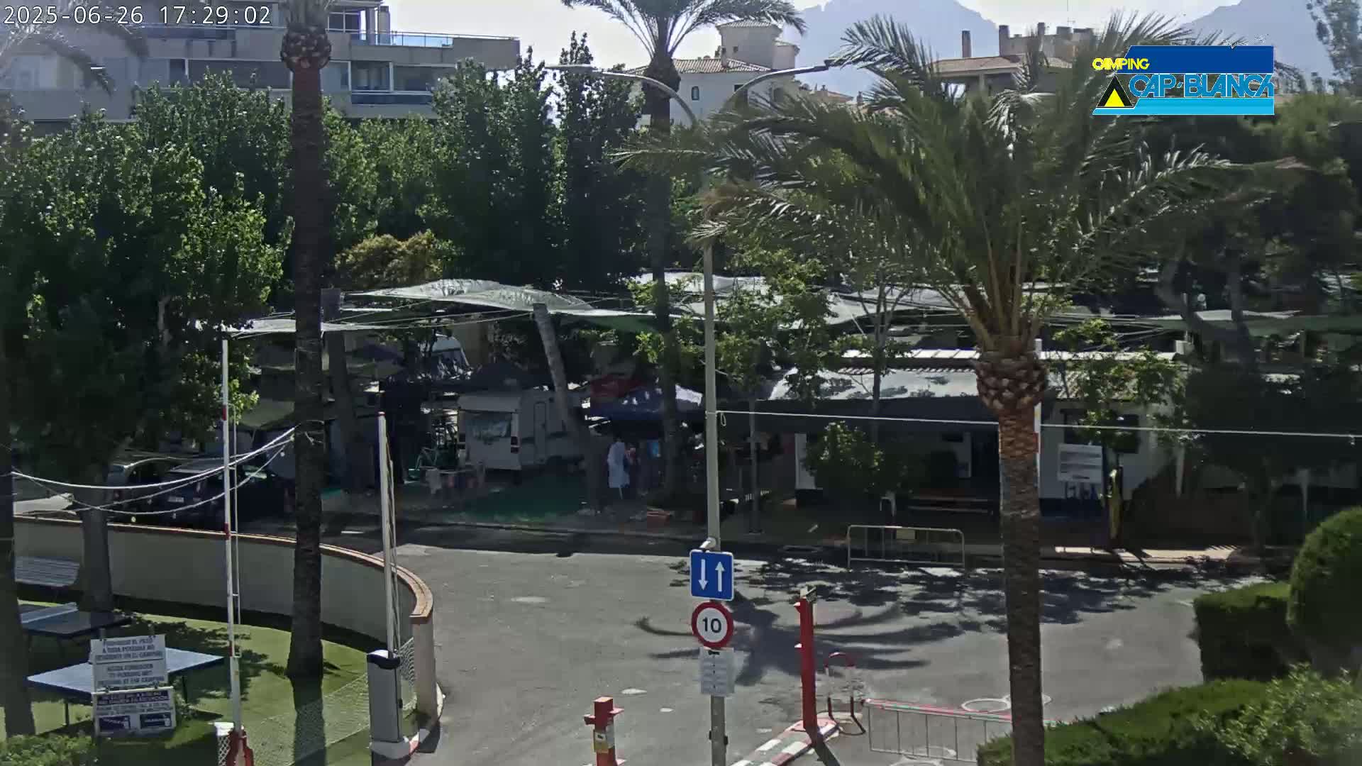 Altea, Camping Cap-Blanch Entrance - Alicante, Valencia, Spain