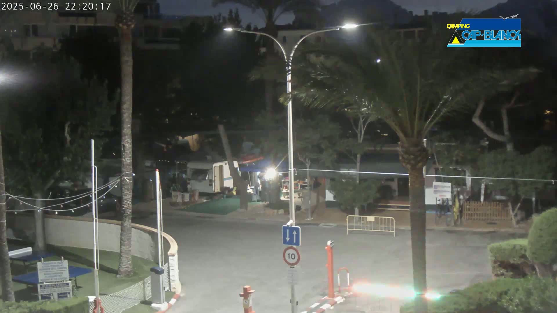 Altea, Camping Cap-Blanch Entrance - Alicante, Valencia, Spain