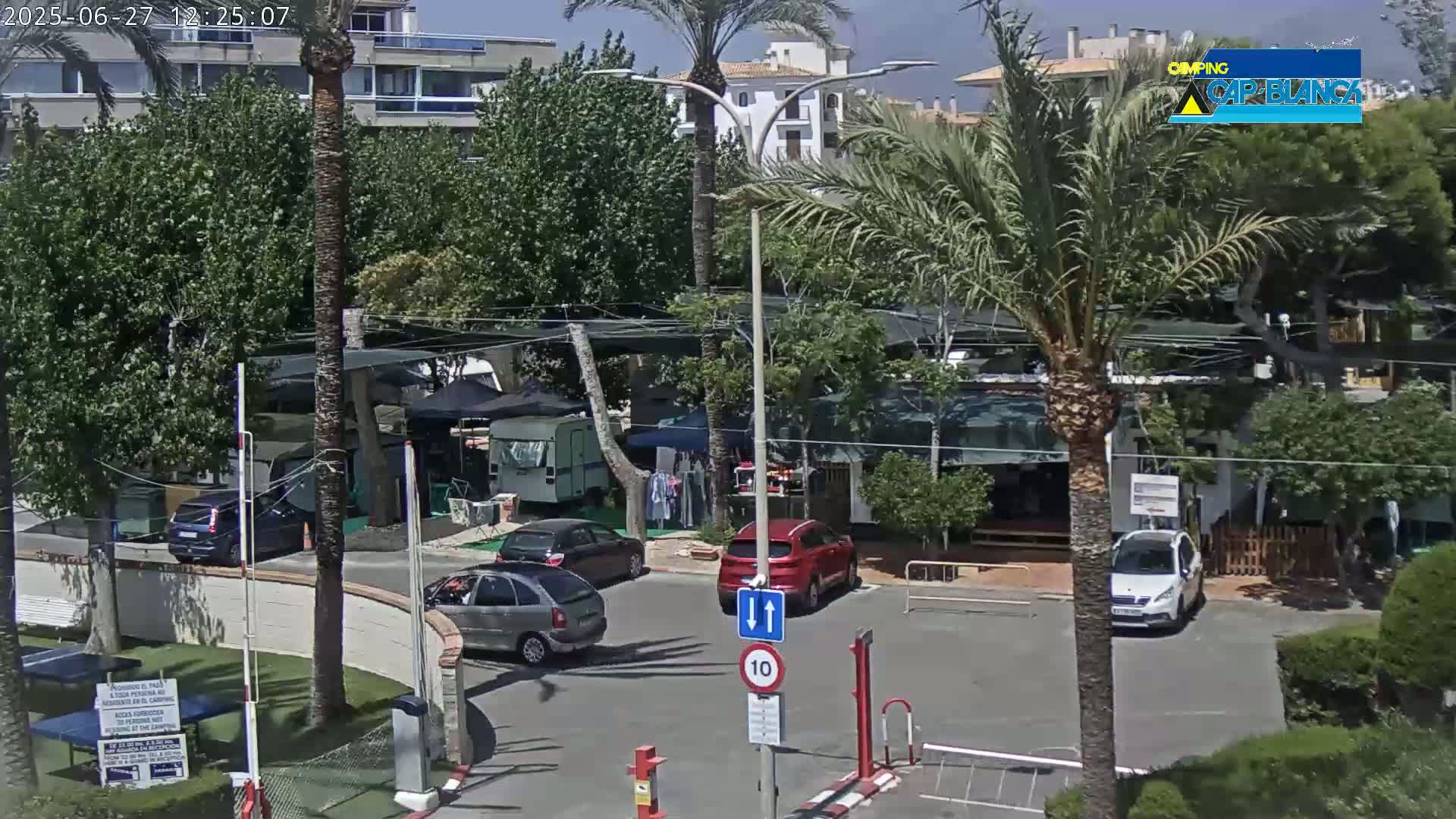 Altea, Camping Cap-Blanch Entrance - Alicante, Valencia, Spain