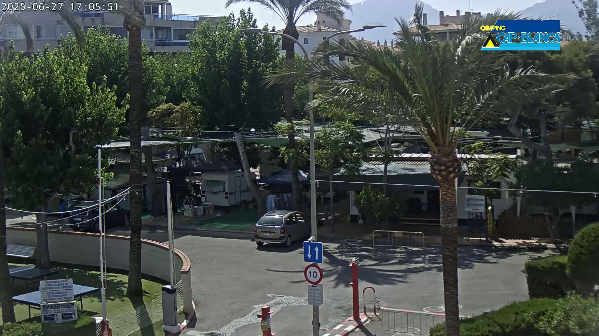Altea, Camping Cap-Blanch Entrance - Alicante, Valencia, Spain