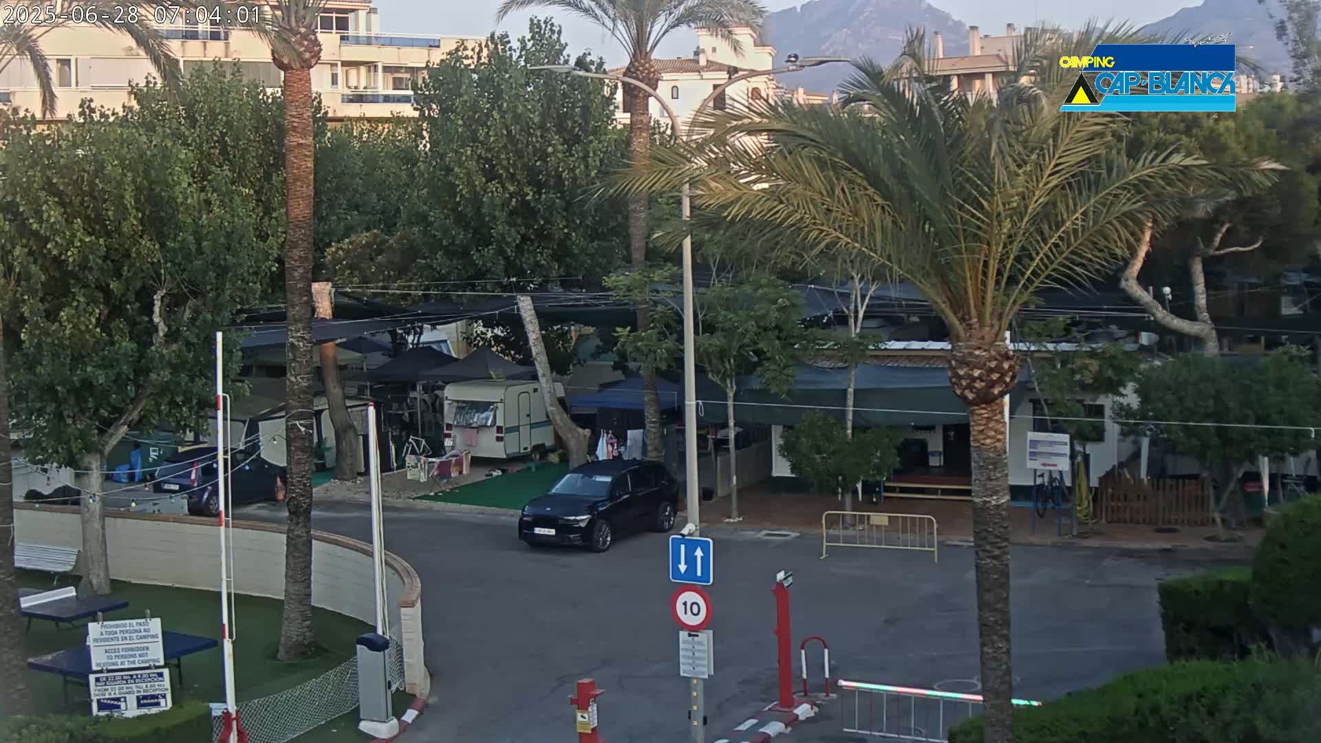 Altea, Camping Cap-Blanch Entrance - Alicante, Valencia, Spain