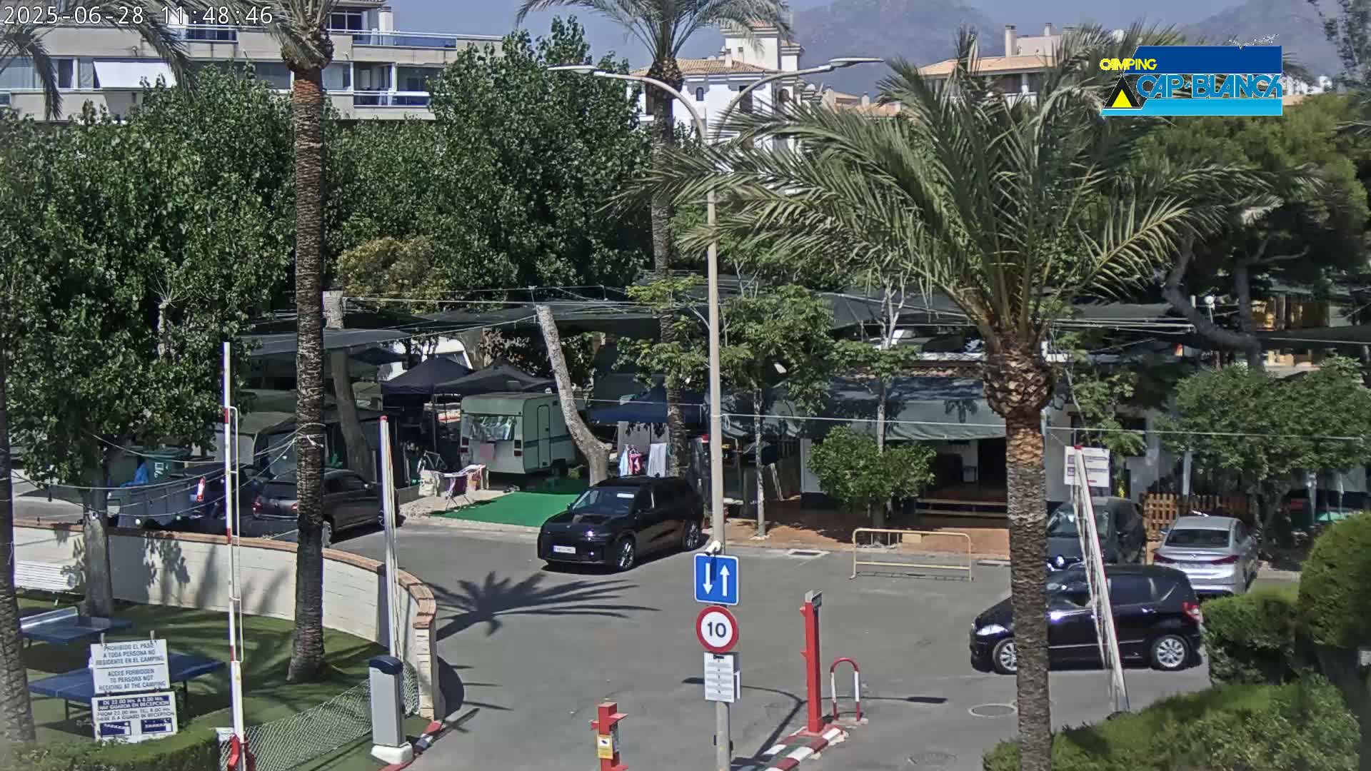 Altea, Camping Cap-Blanch Entrance - Alicante, Valencia, Spain