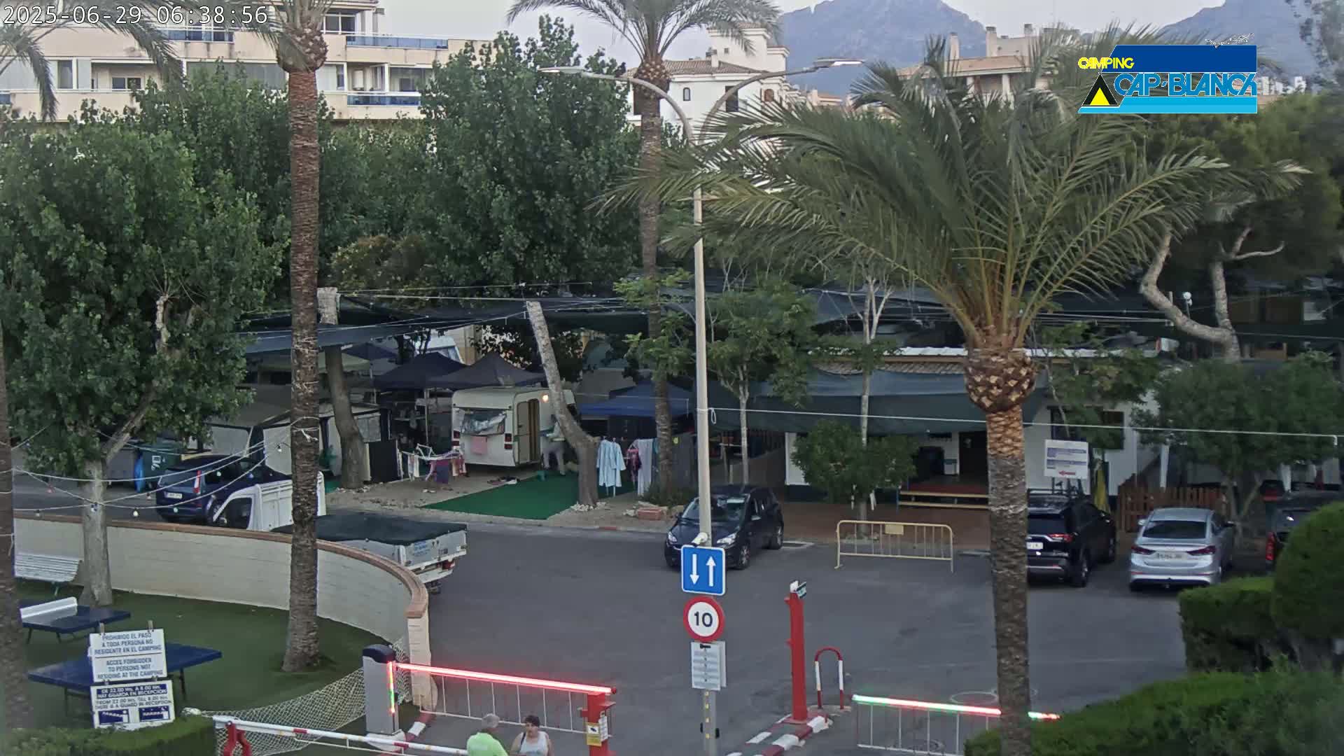 Altea, Camping Cap-Blanch Entrance - Alicante, Valencia, Spain