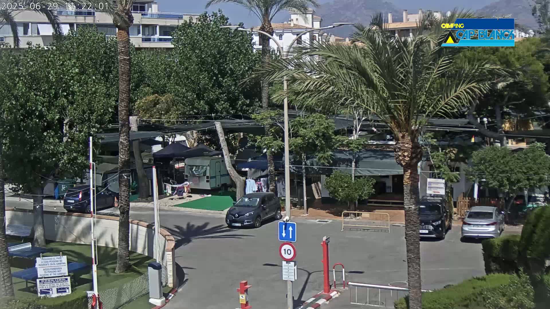 Altea, Camping Cap-Blanch Entrance - Alicante, Valencia, Spain