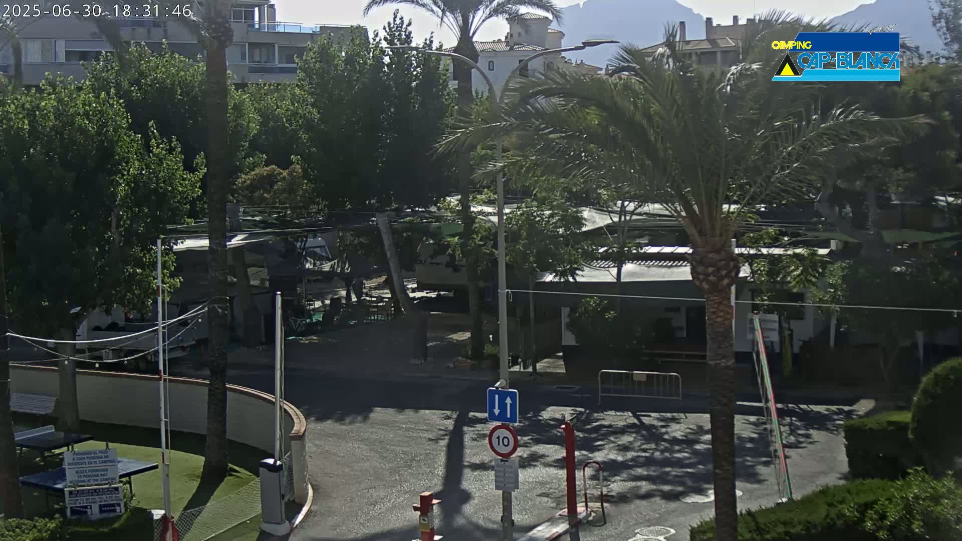 Altea, Camping Cap-Blanch Entrance - Alicante, Valencia, Spain