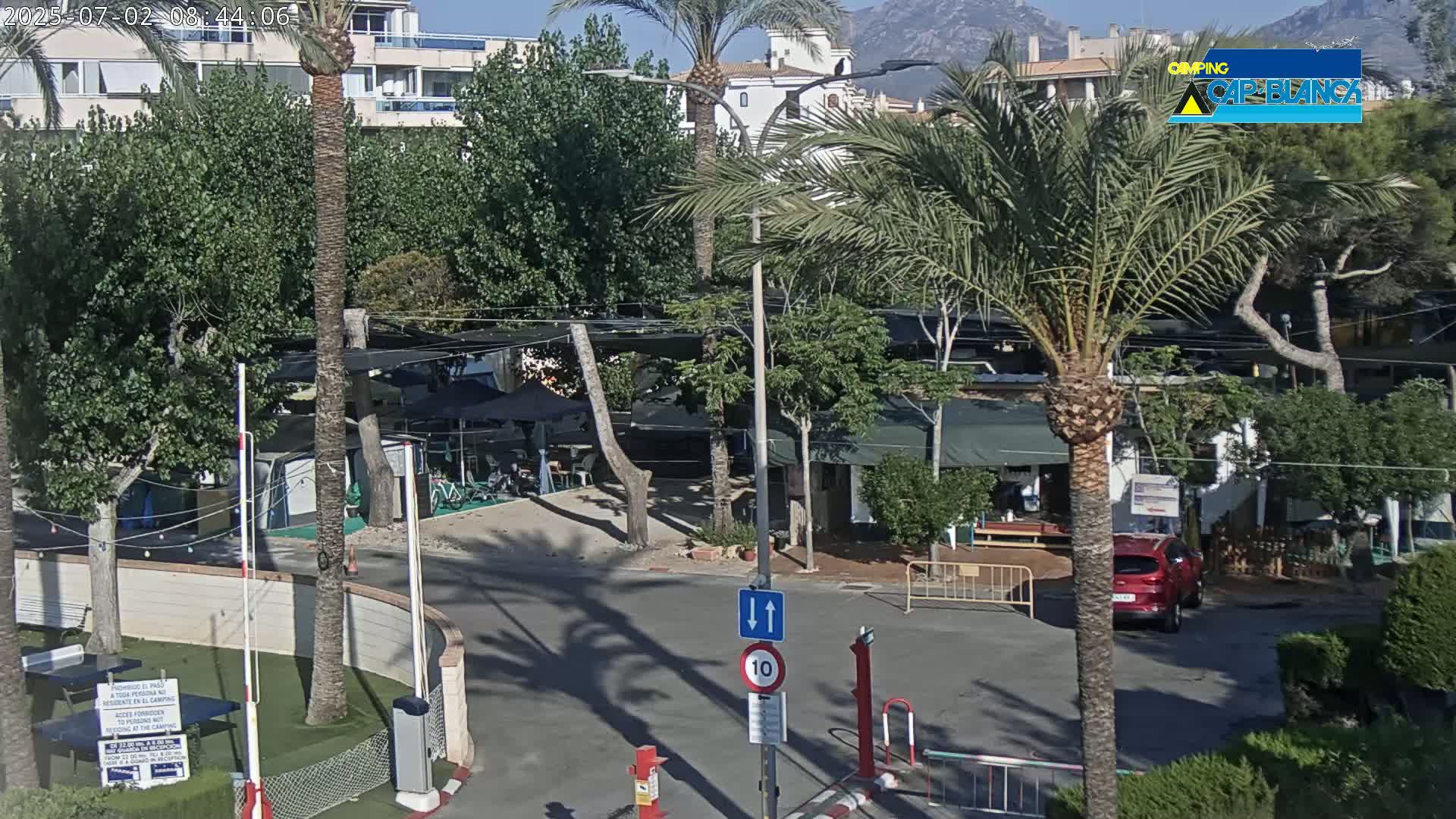 Altea, Camping Cap-Blanch Entrance - Alicante, Valencia, Spain