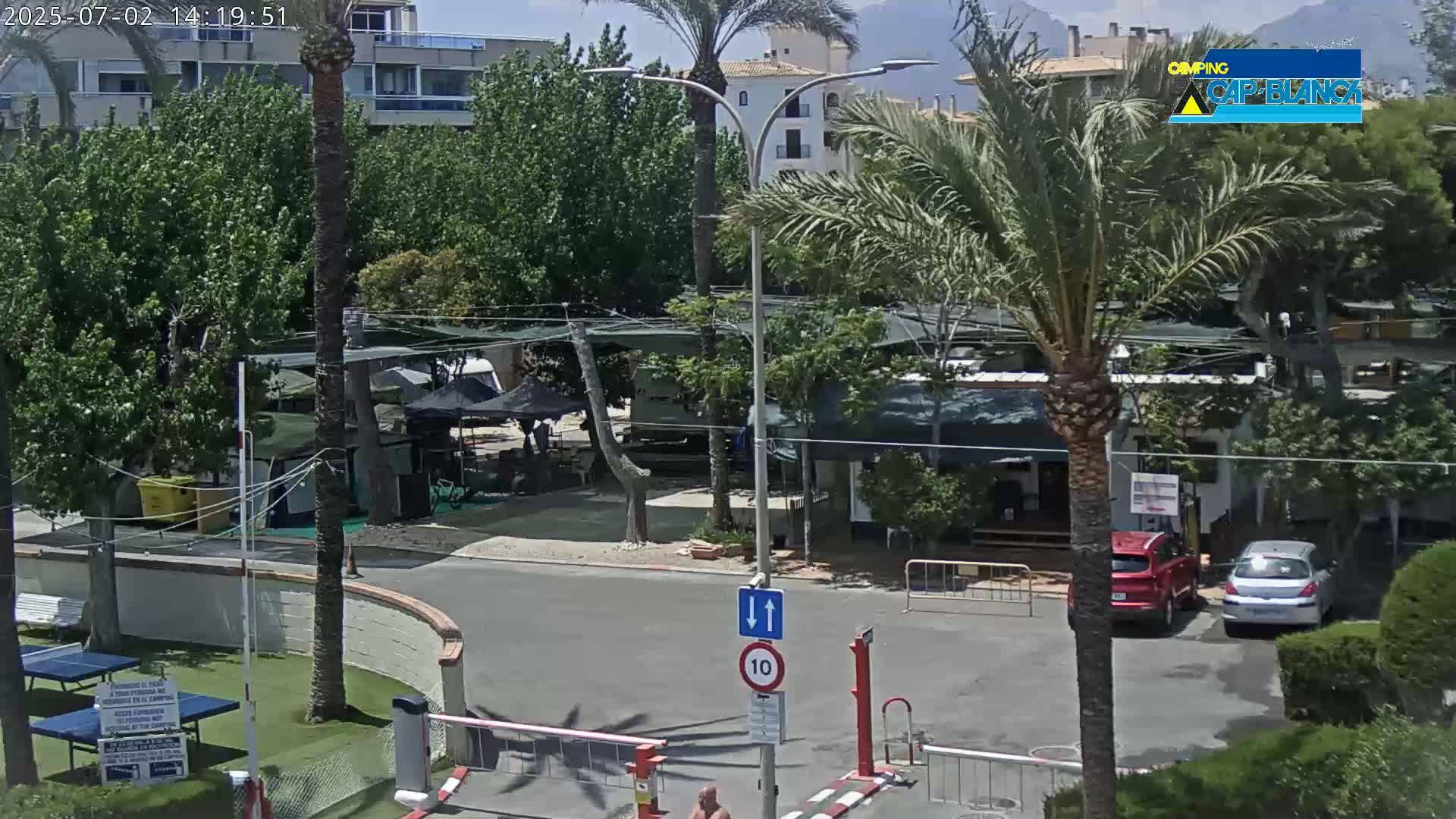 Altea, Camping Cap-Blanch Entrance - Alicante, Valencia, Spain
