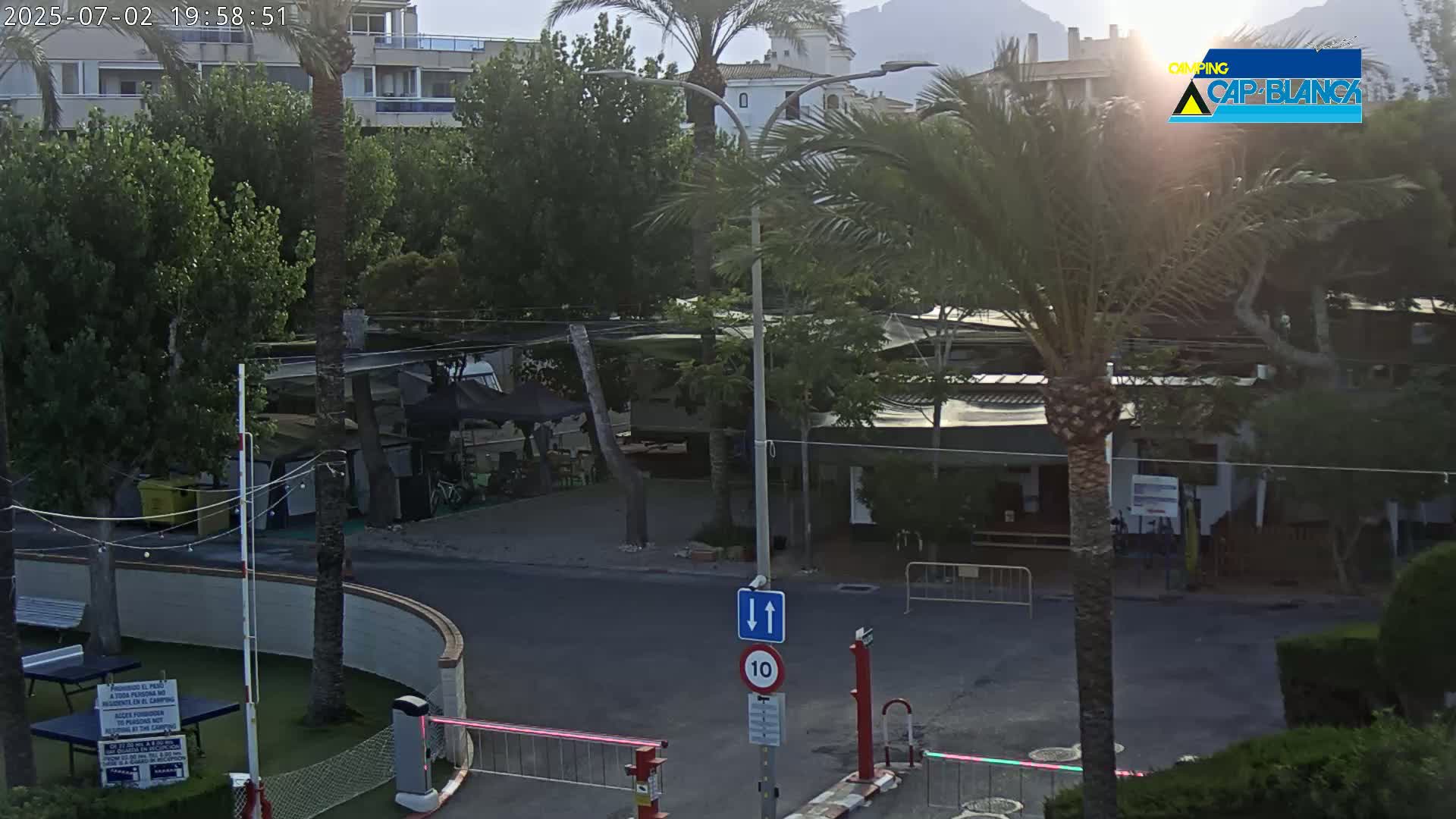 Altea, Camping Cap-Blanch Entrance - Alicante, Valencia, Spain