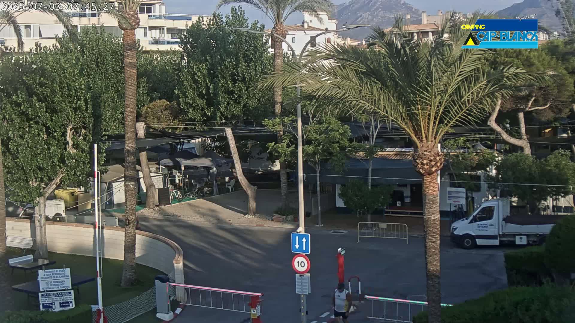 Altea, Camping Cap-Blanch Entrance - Alicante, Valencia, Spain