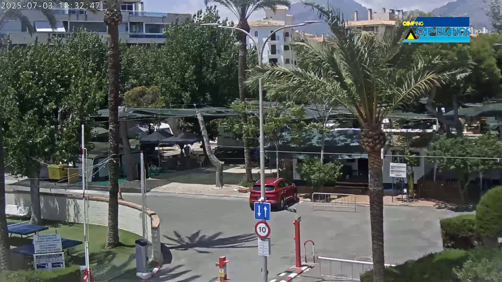 Altea, Camping Cap-Blanch Entrance - Alicante, Valencia, Spain