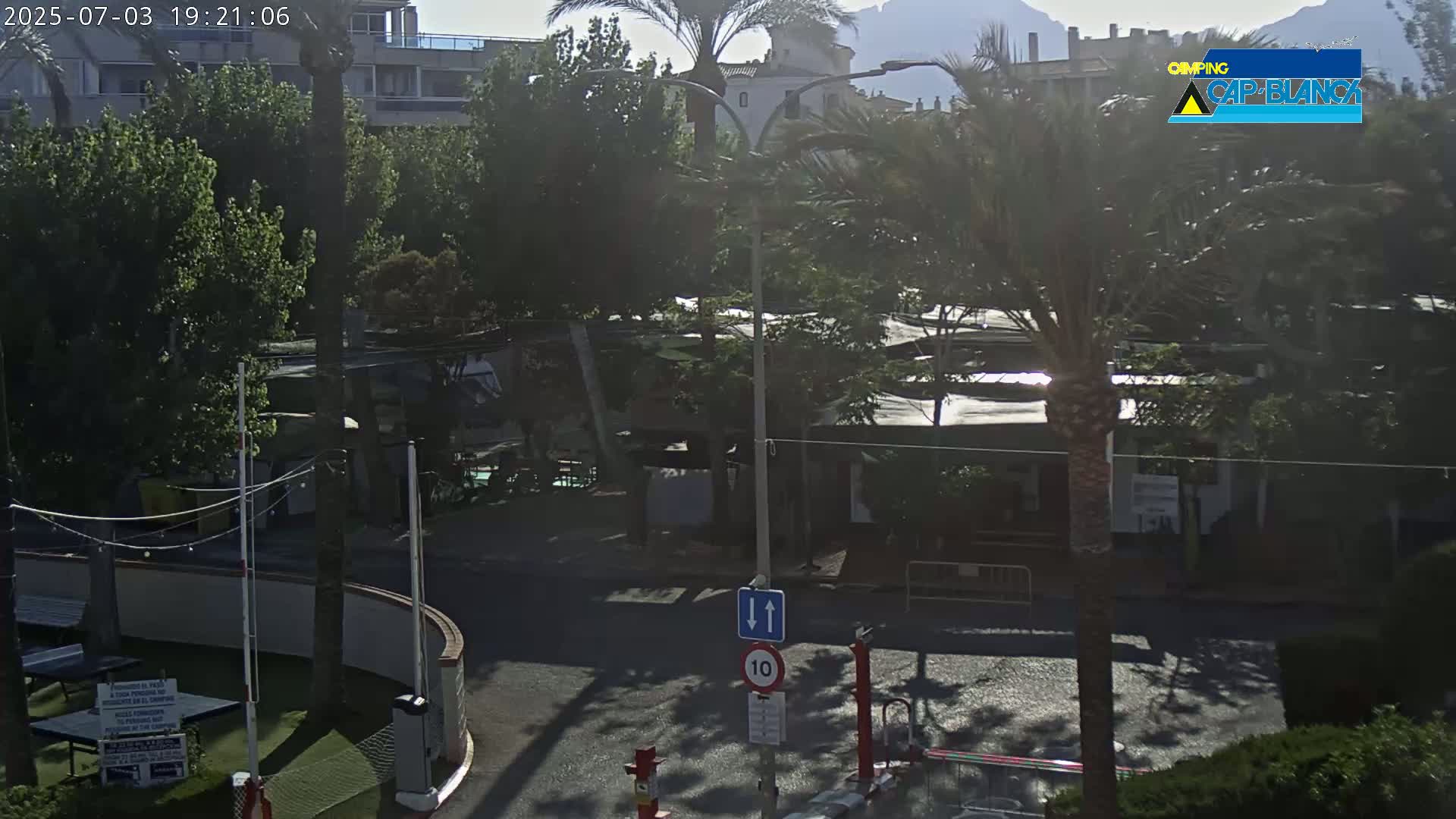 Altea, Camping Cap-Blanch Entrance - Alicante, Valencia, Spain
