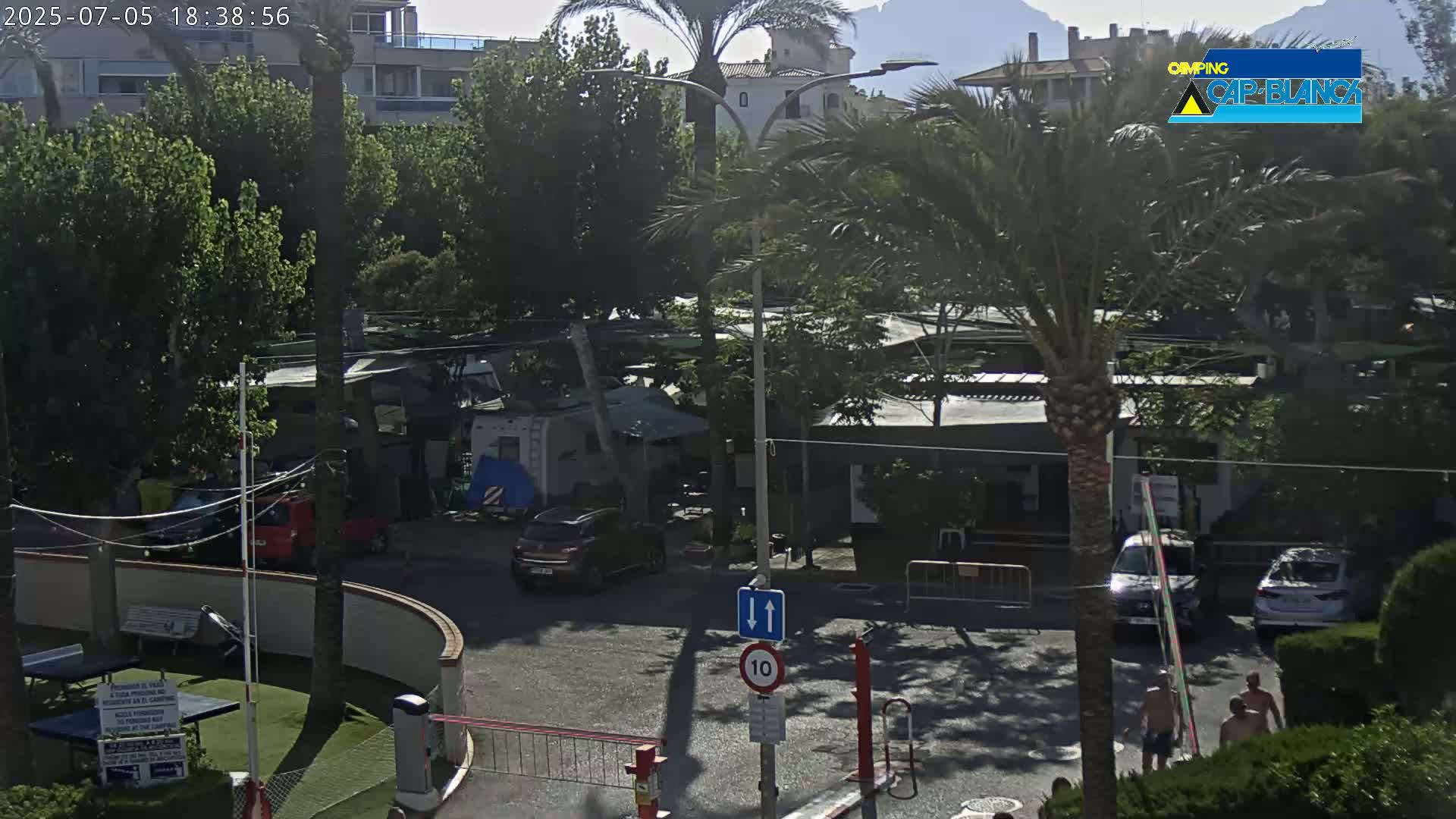 Altea, Camping Cap-Blanch Entrance - Alicante, Valencia, Spain