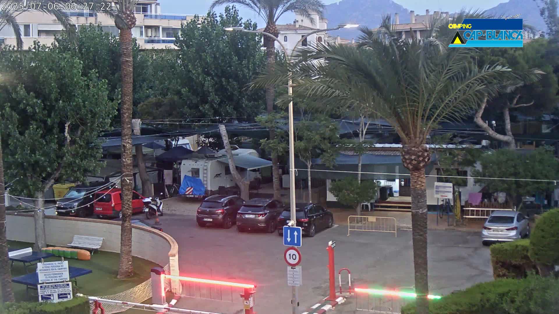 Altea, Camping Cap-Blanch Entrance - Alicante, Valencia, Spain