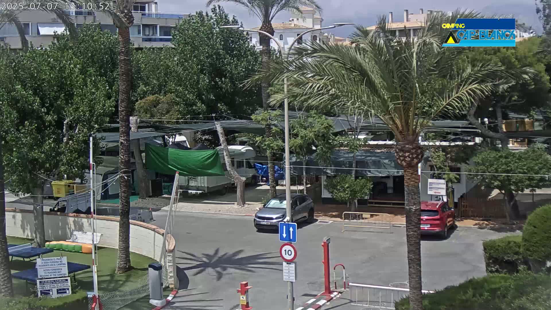 Altea, Camping Cap-Blanch Entrance - Alicante, Valencia, Spain