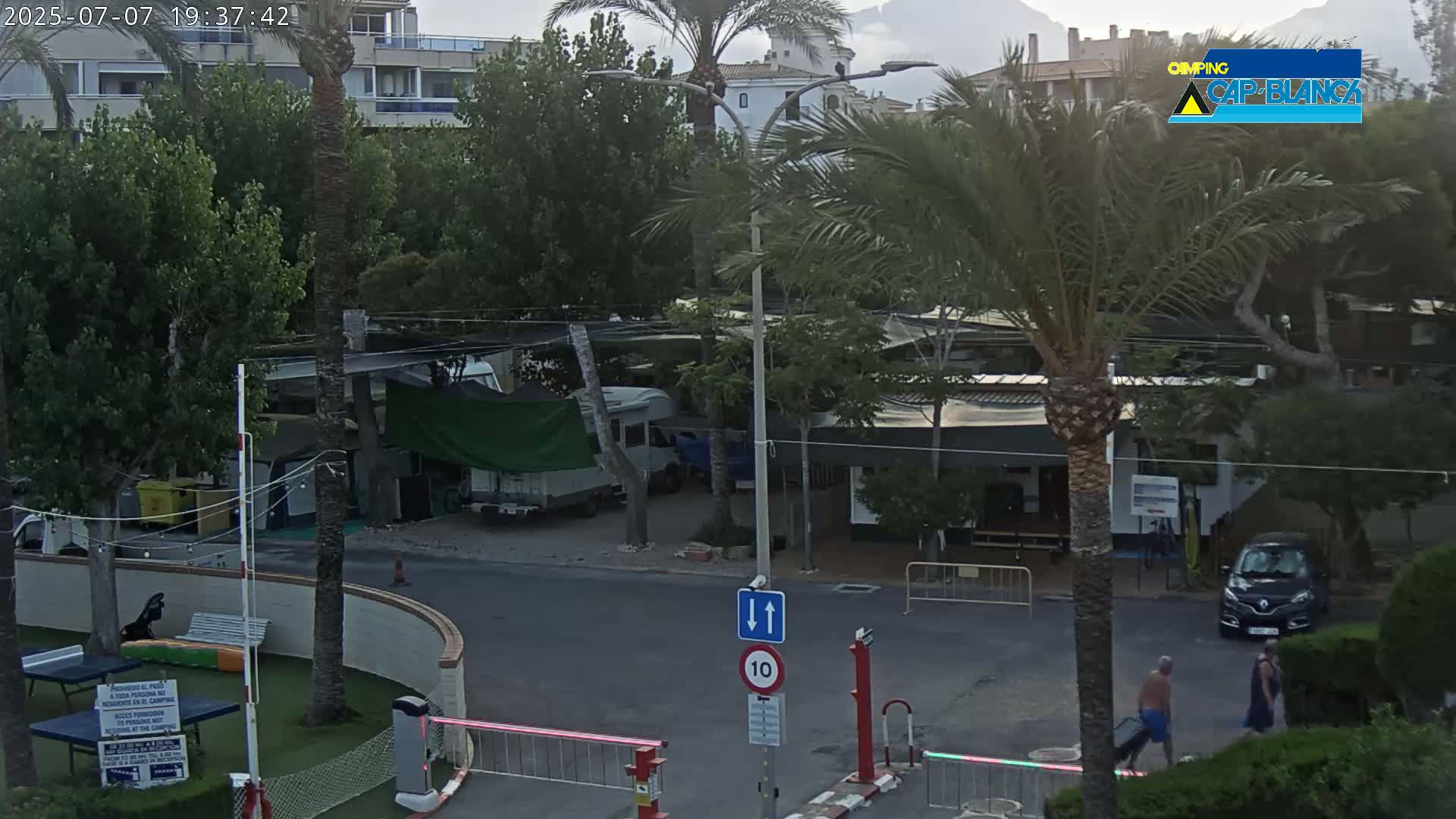 Altea, Camping Cap-Blanch Entrance - Alicante, Valencia, Spain
