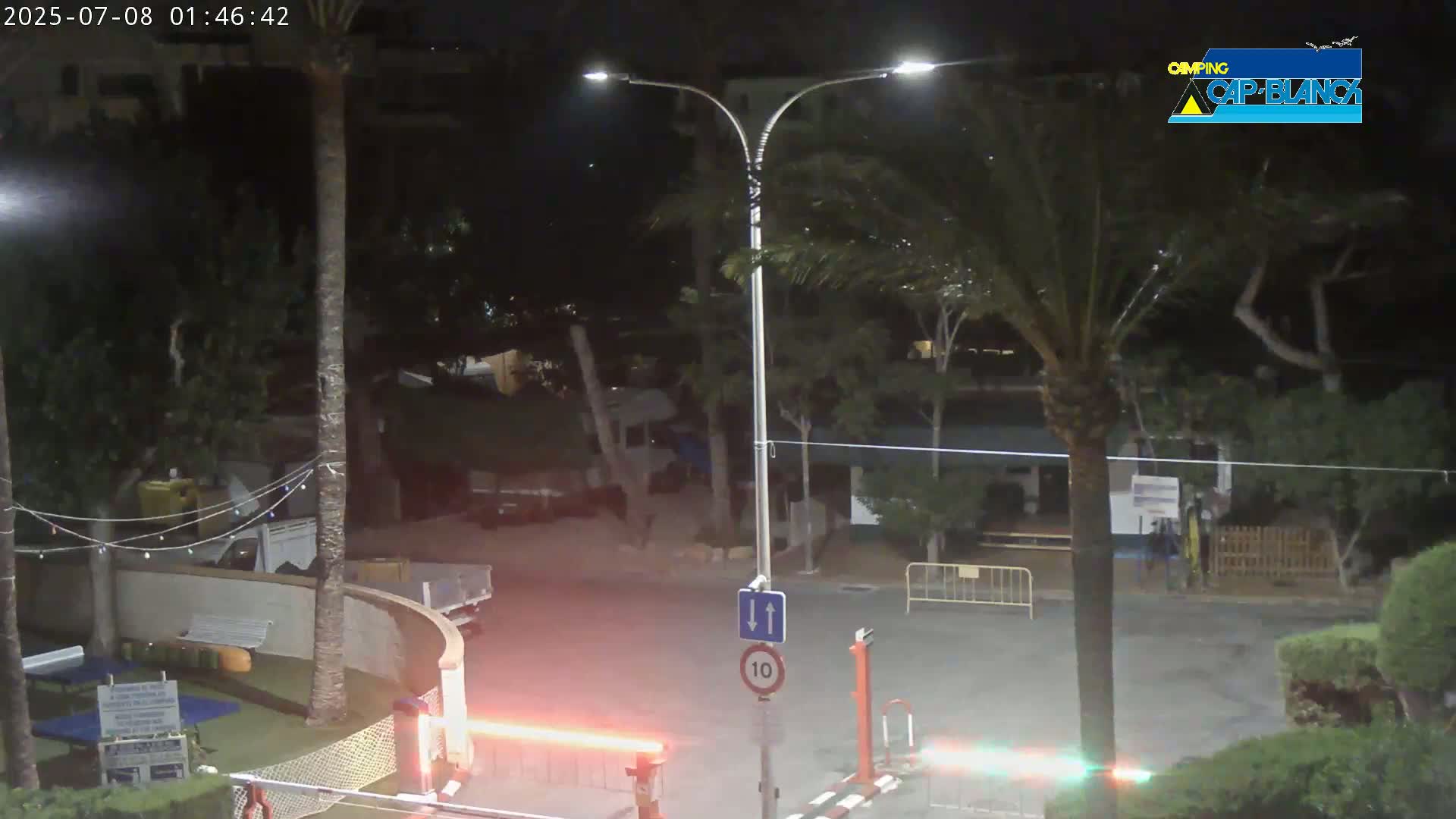 Altea, Camping Cap-Blanch Entrance - Alicante, Valencia, Spain