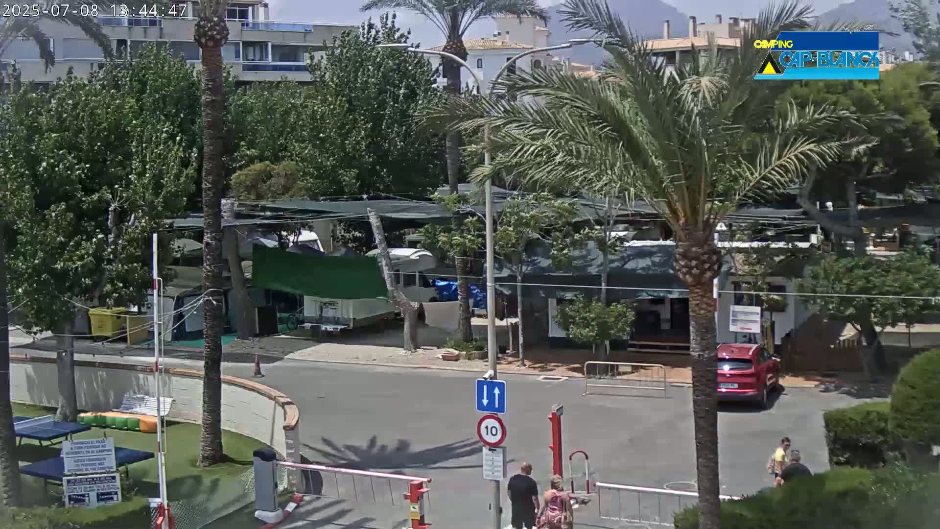 Altea, Camping Cap-Blanch Entrance - Alicante, Valencia, Spain