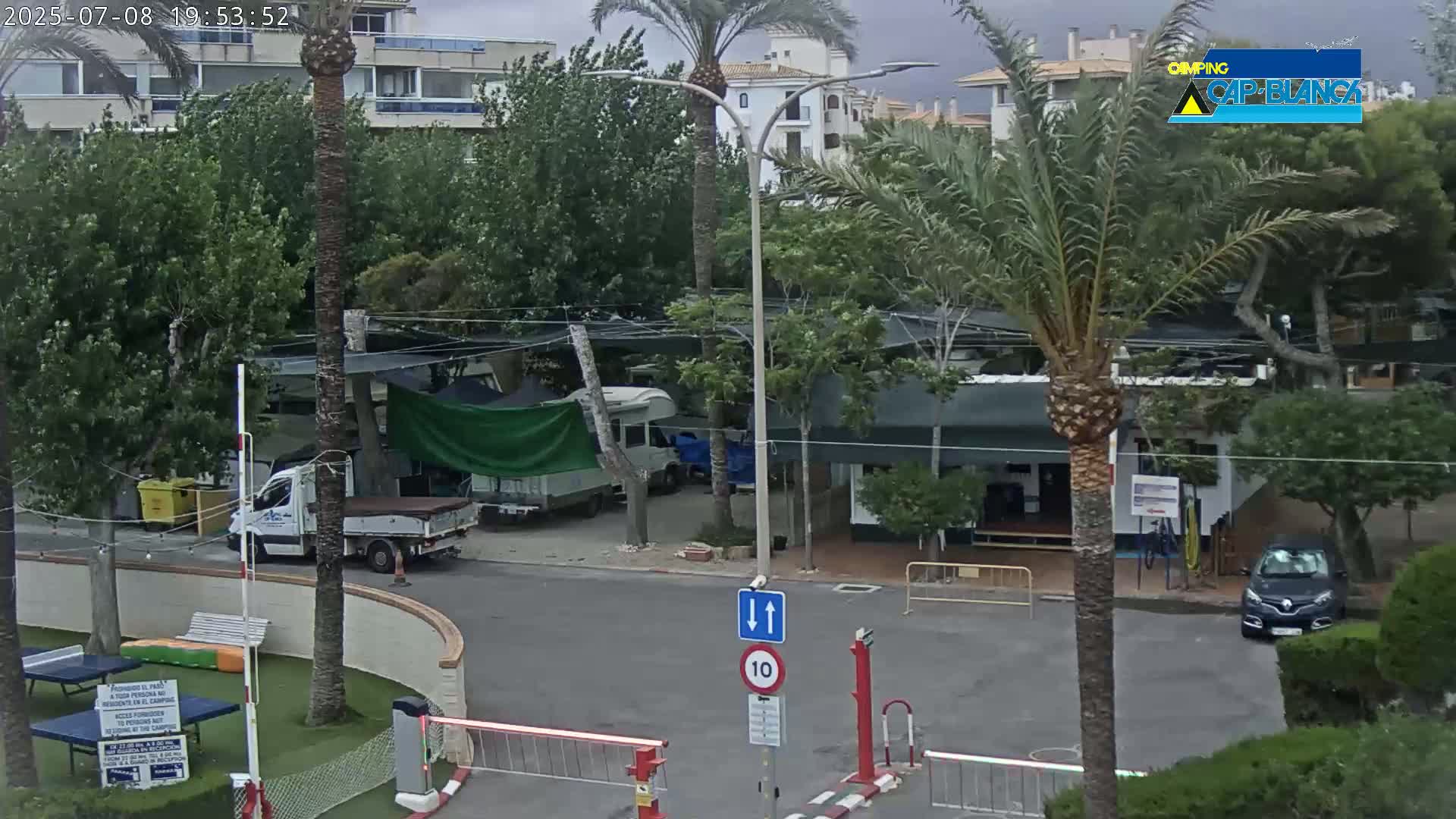 Altea, Camping Cap-Blanch Entrance - Alicante, Valencia, Spain
