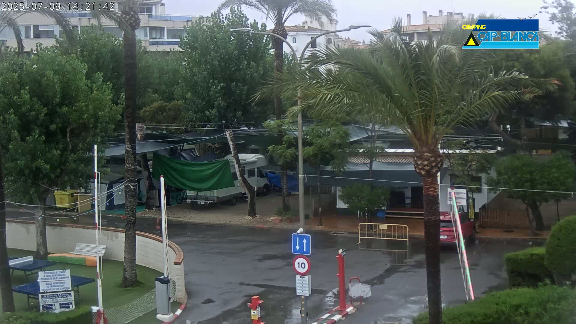 Altea, Camping Cap-Blanch Entrance - Alicante, Valencia, Spain