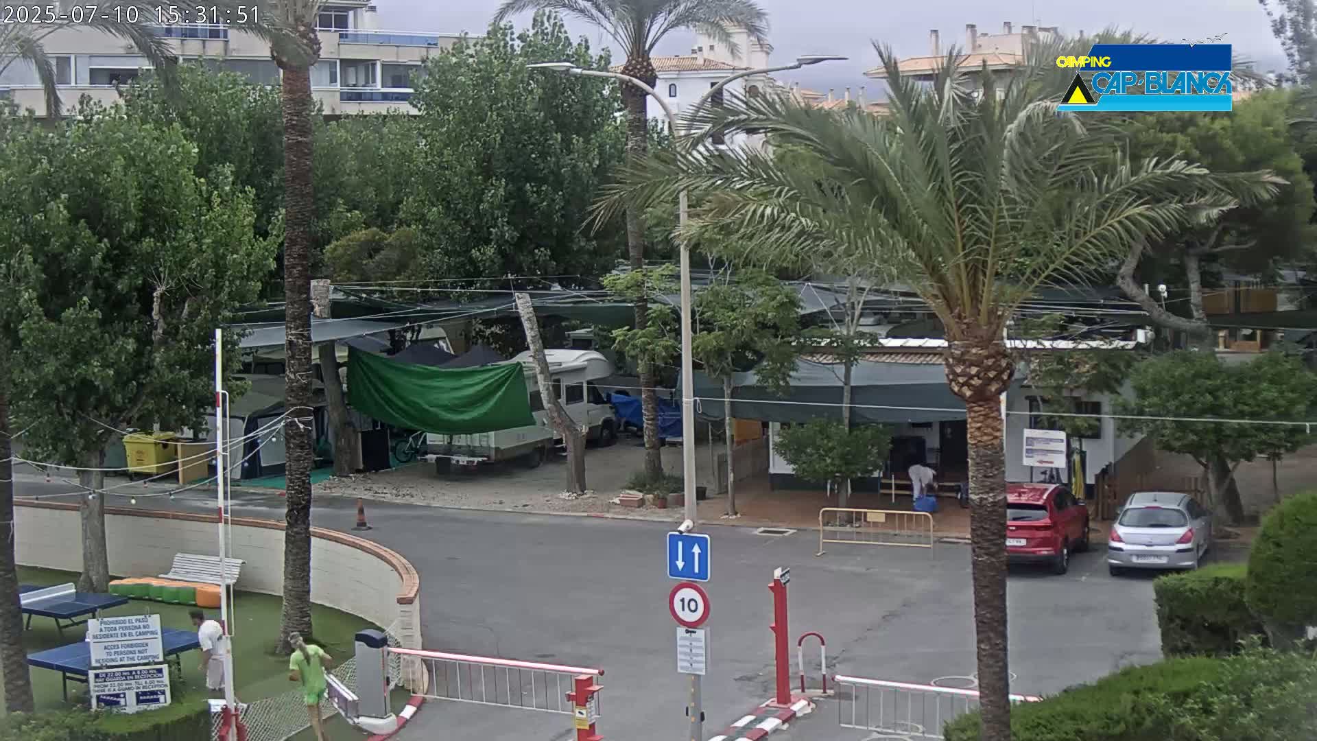 Altea, Camping Cap-Blanch Entrance - Alicante, Valencia, Spain