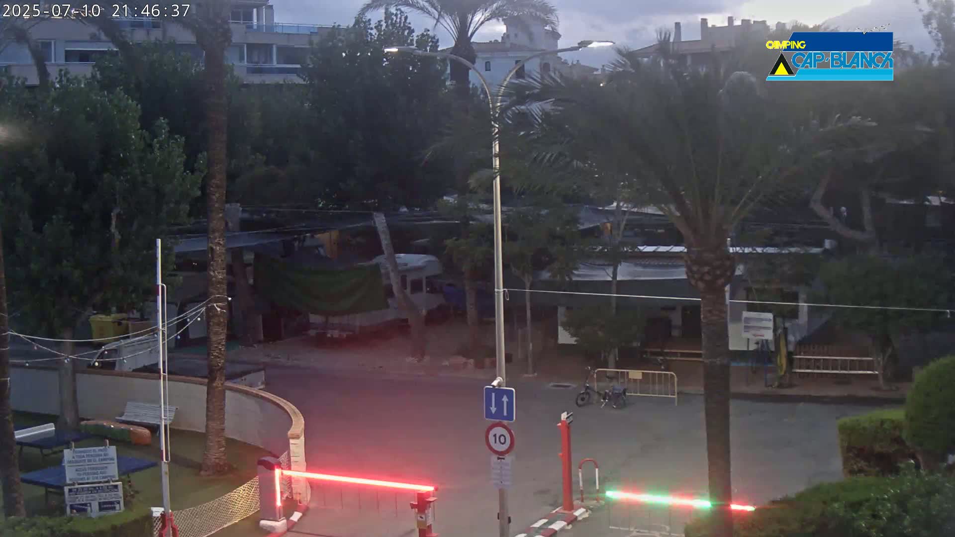 Altea, Camping Cap-Blanch Entrance - Alicante, Valencia, Spain
