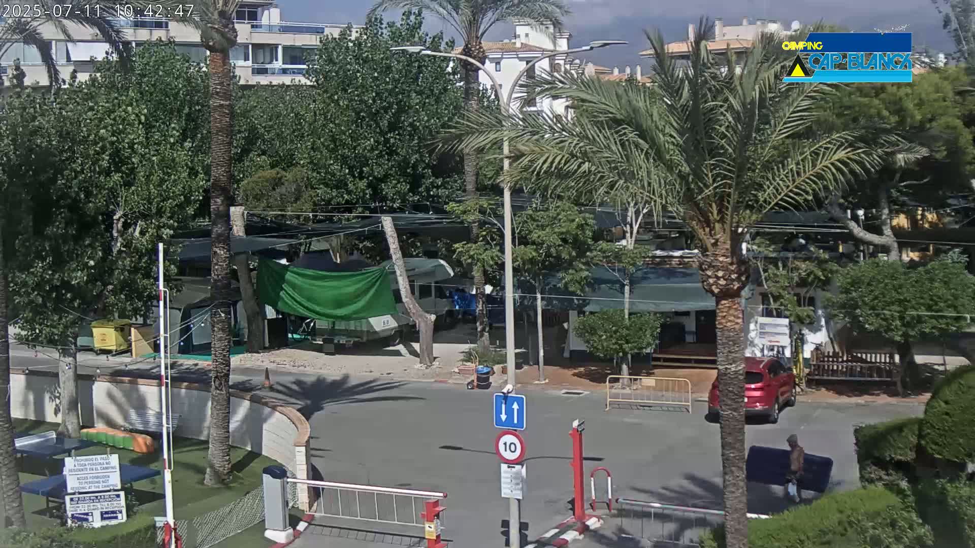 Altea, Camping Cap-Blanch Entrance - Alicante, Valencia, Spain