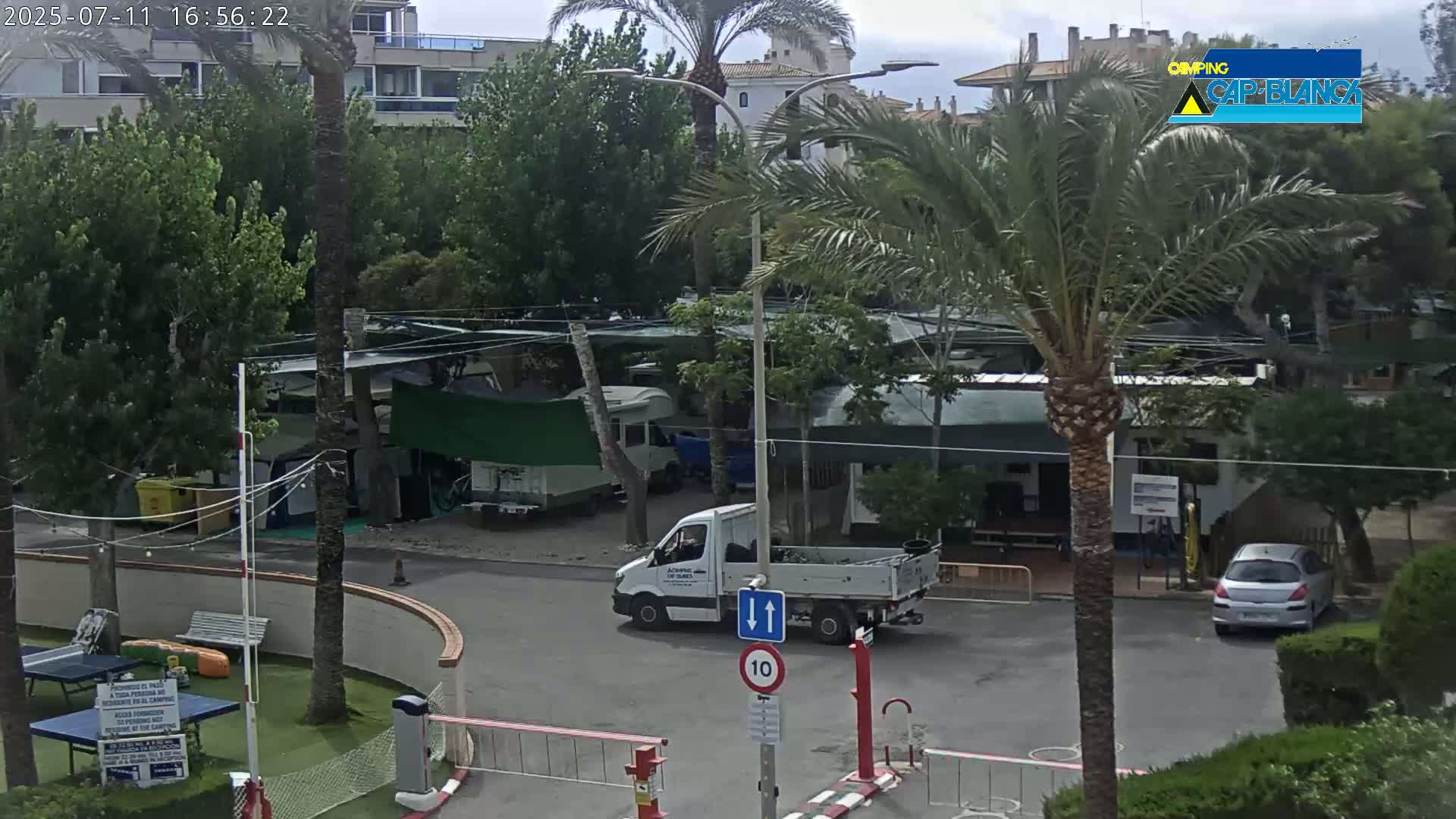 Altea, Camping Cap-Blanch Entrance - Alicante, Valencia, Spain