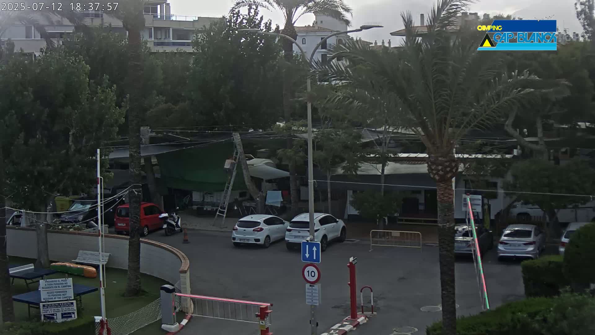 Altea, Camping Cap-Blanch Entrance - Alicante, Valencia, Spain