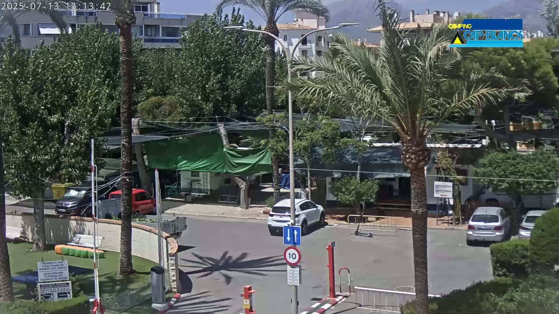 Altea, Camping Cap-Blanch Entrance - Alicante, Valencia, Spain