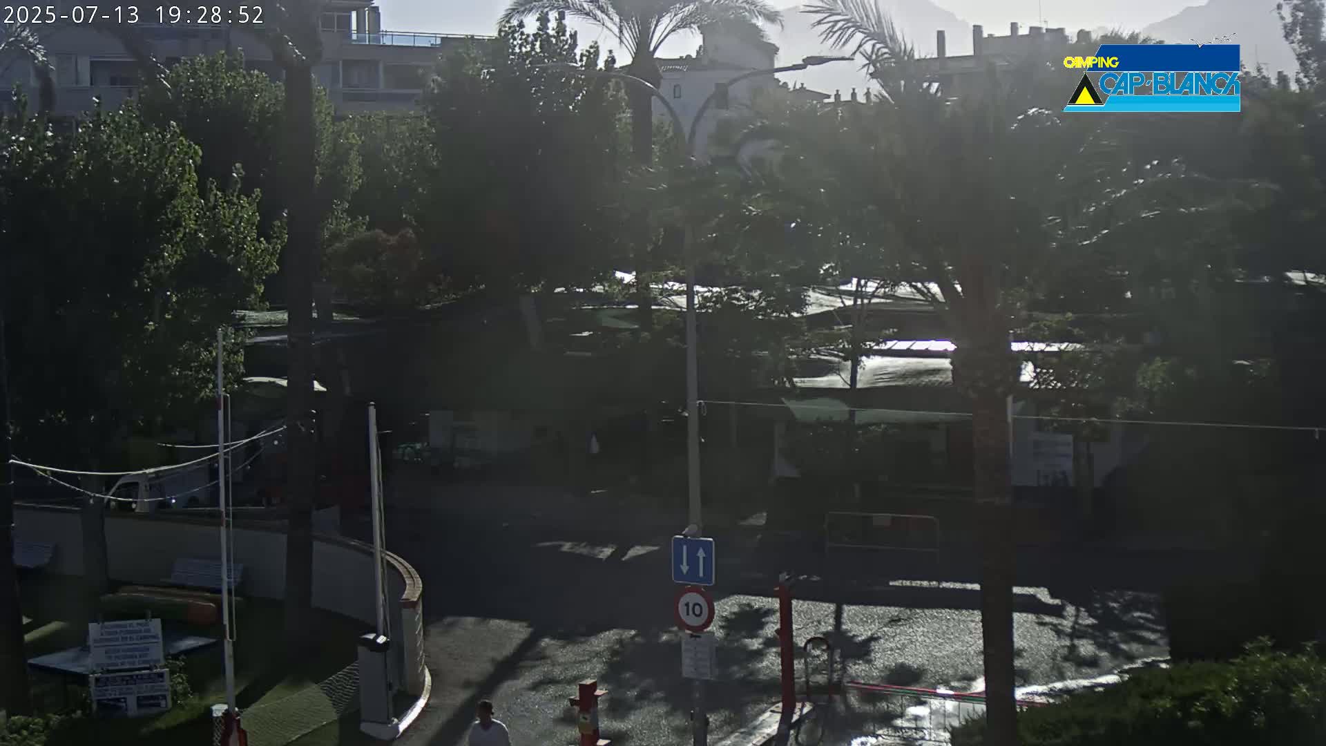 Altea, Camping Cap-Blanch Entrance - Alicante, Valencia, Spain