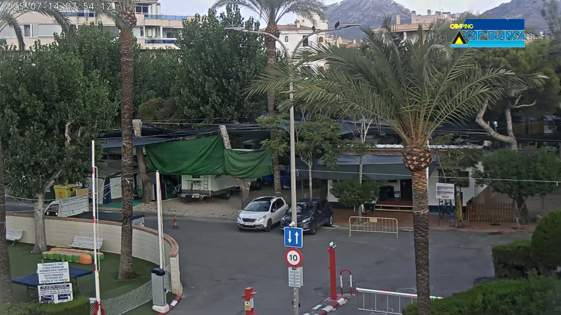 Altea, Camping Cap-Blanch Entrance - Alicante, Valencia, Spain
