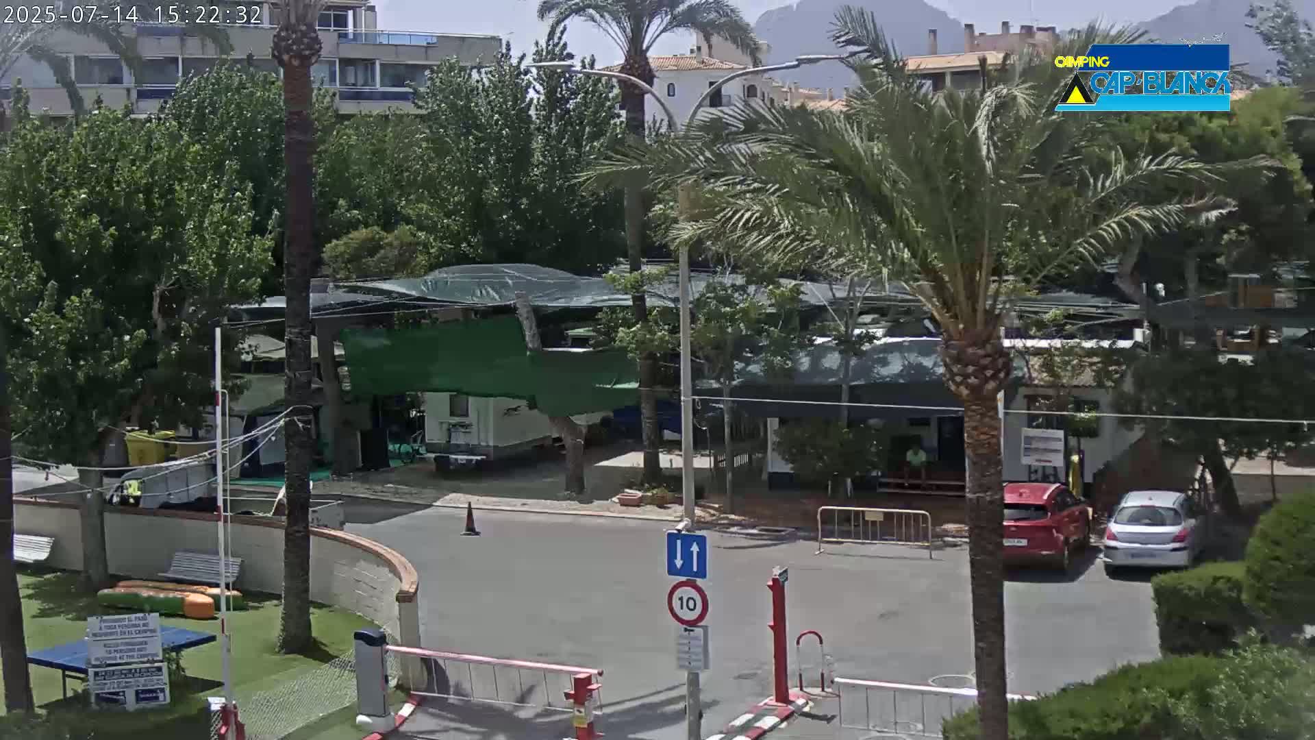 Altea, Camping Cap-Blanch Entrance - Alicante, Valencia, Spain