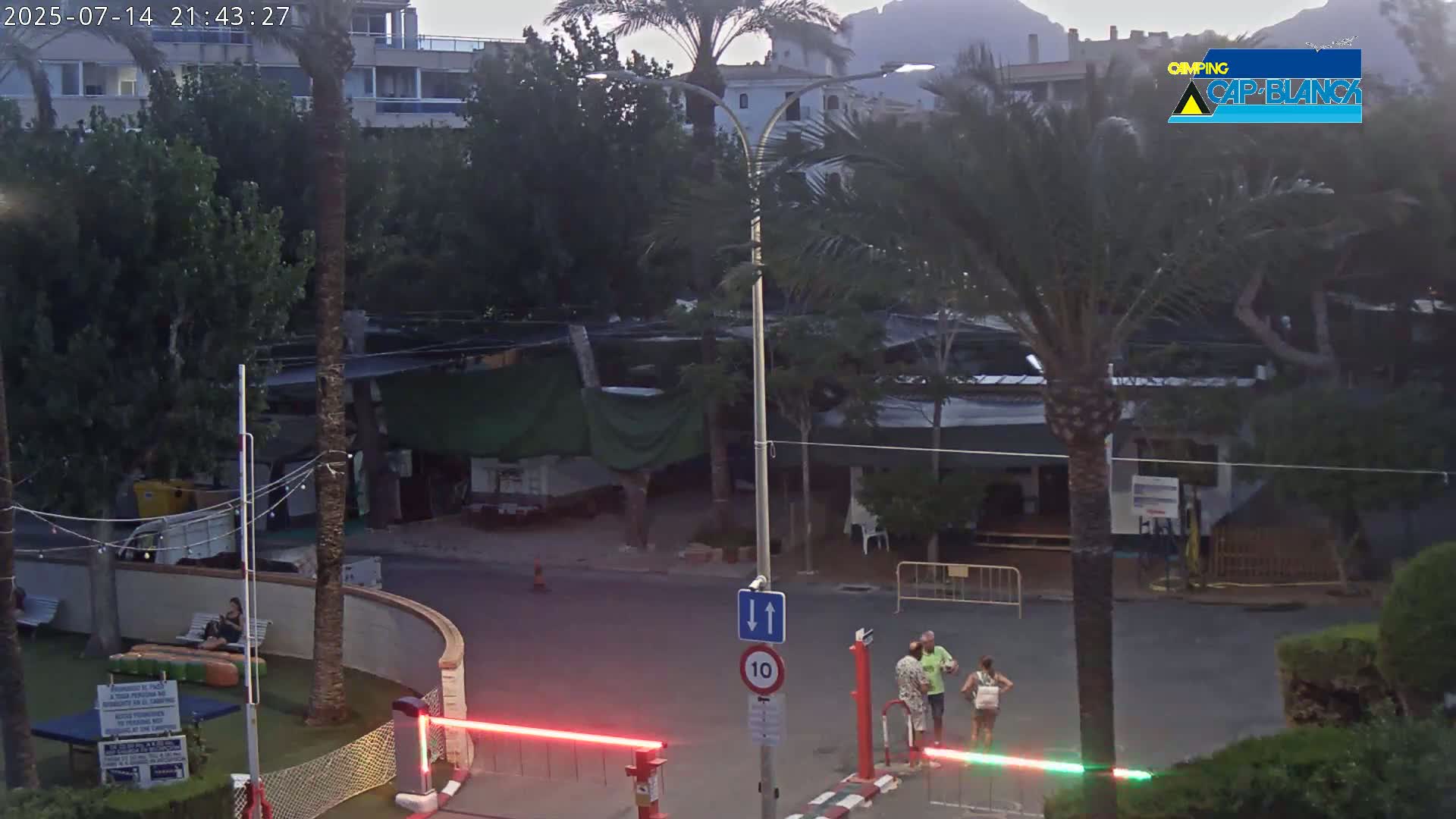 Altea, Camping Cap-Blanch Entrance - Alicante, Valencia, Spain