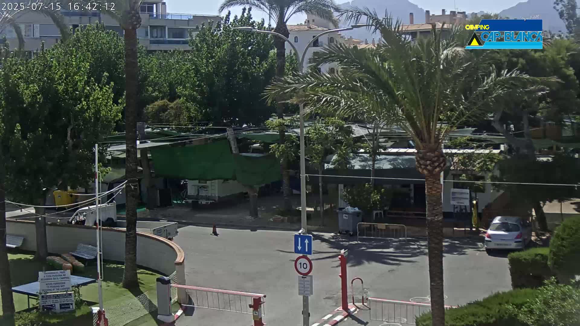 Altea, Camping Cap-Blanch Entrance - Alicante, Valencia, Spain