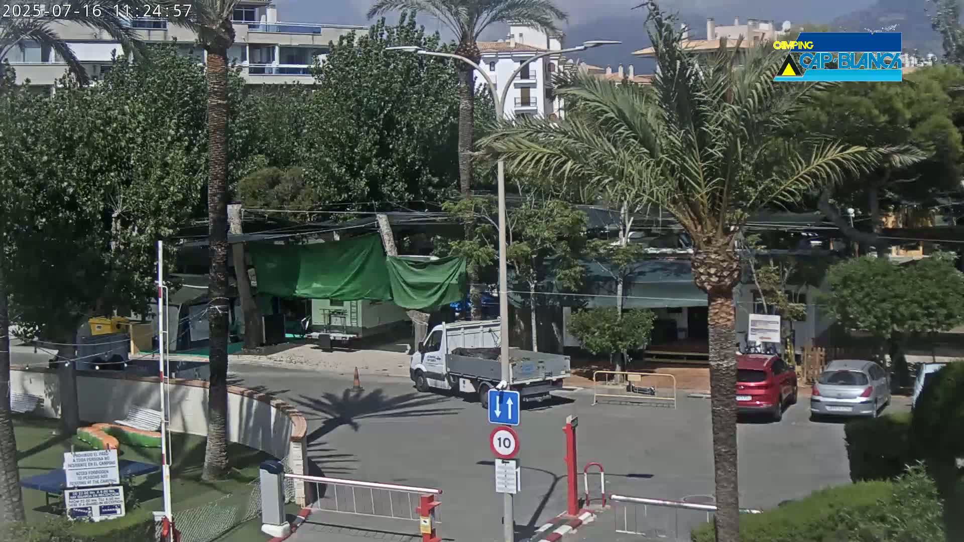 Altea, Camping Cap-Blanch Entrance - Alicante, Valencia, Spain