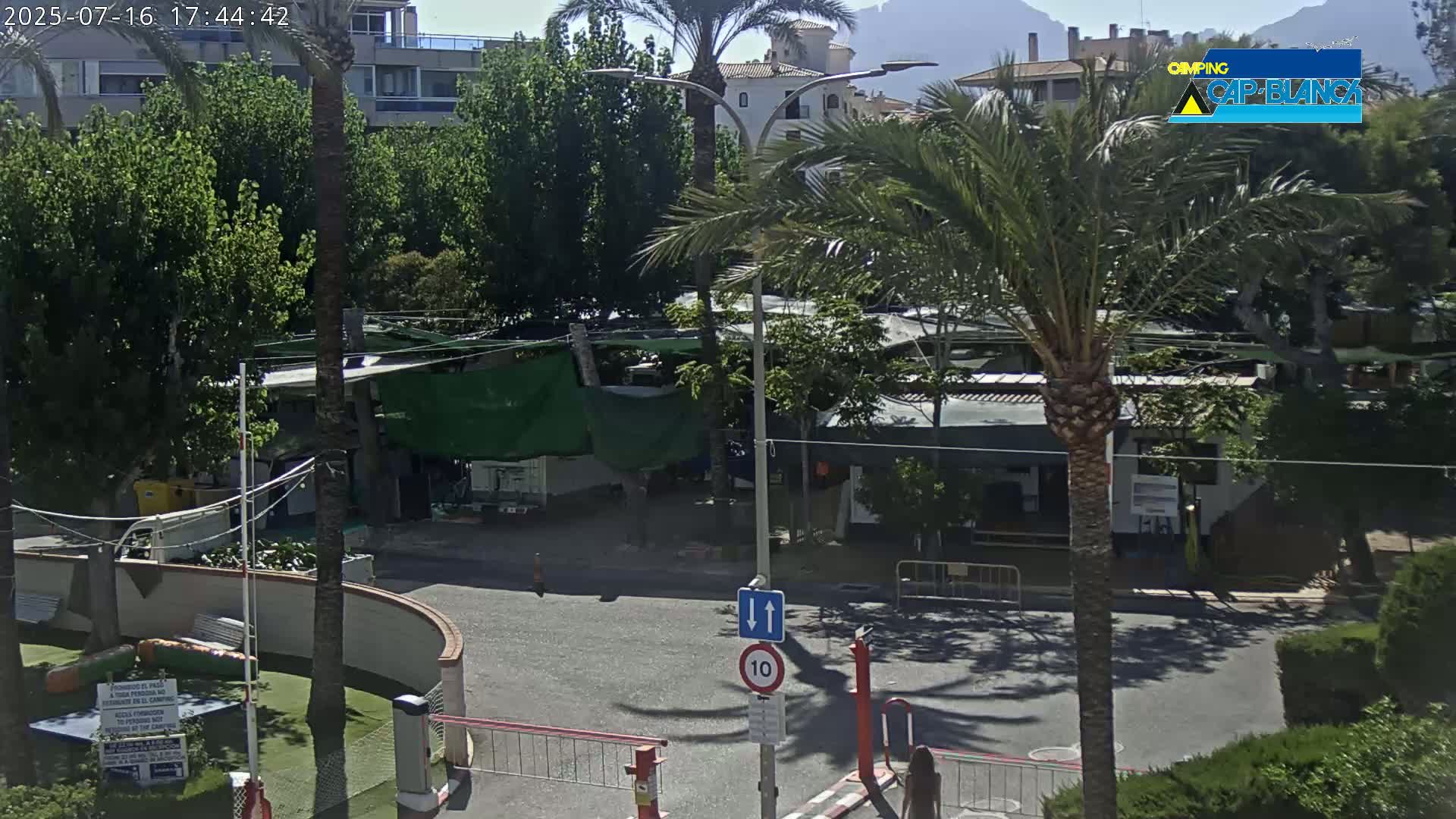 Altea, Camping Cap-Blanch Entrance - Alicante, Valencia, Spain