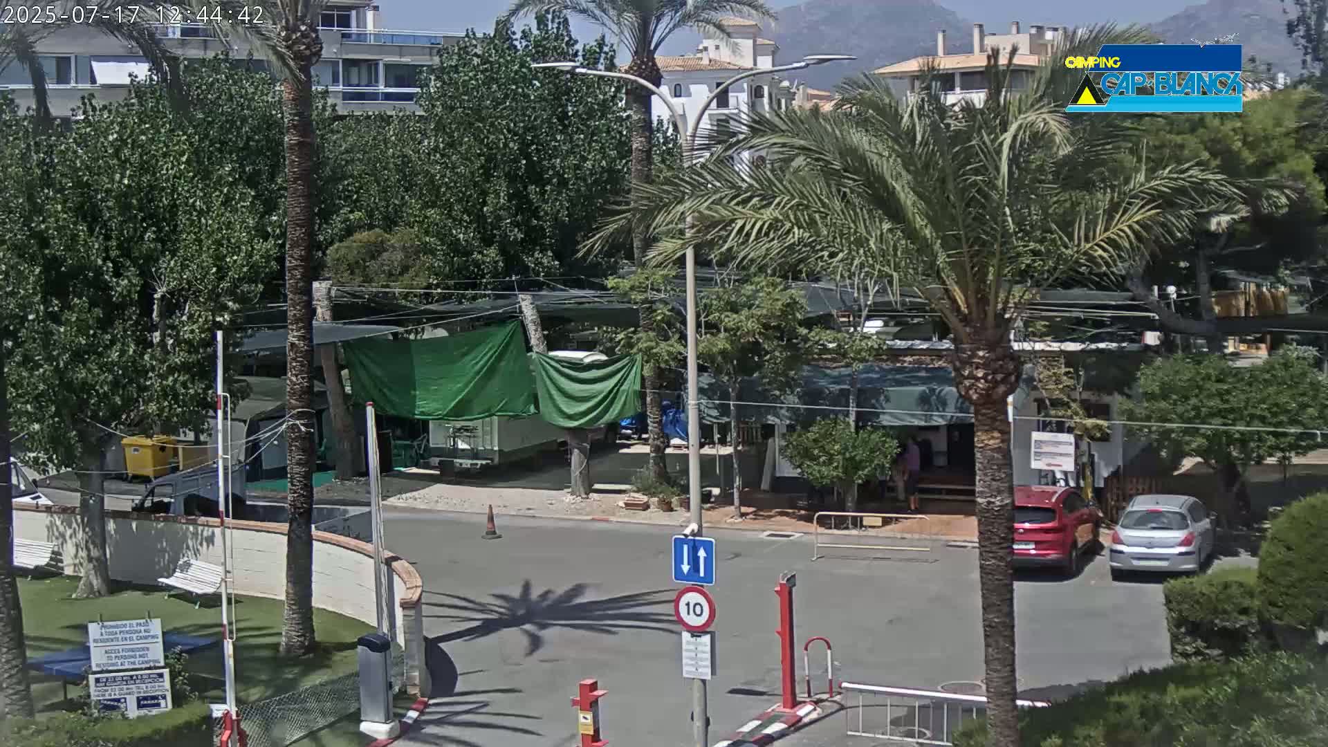 Altea, Camping Cap-Blanch Entrance - Alicante, Valencia, Spain