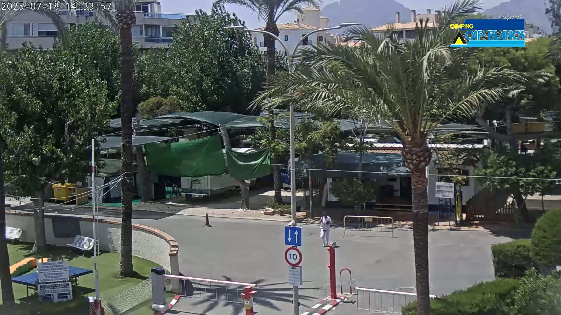 Altea, Camping Cap-Blanch Entrance - Alicante, Valencia, Spain