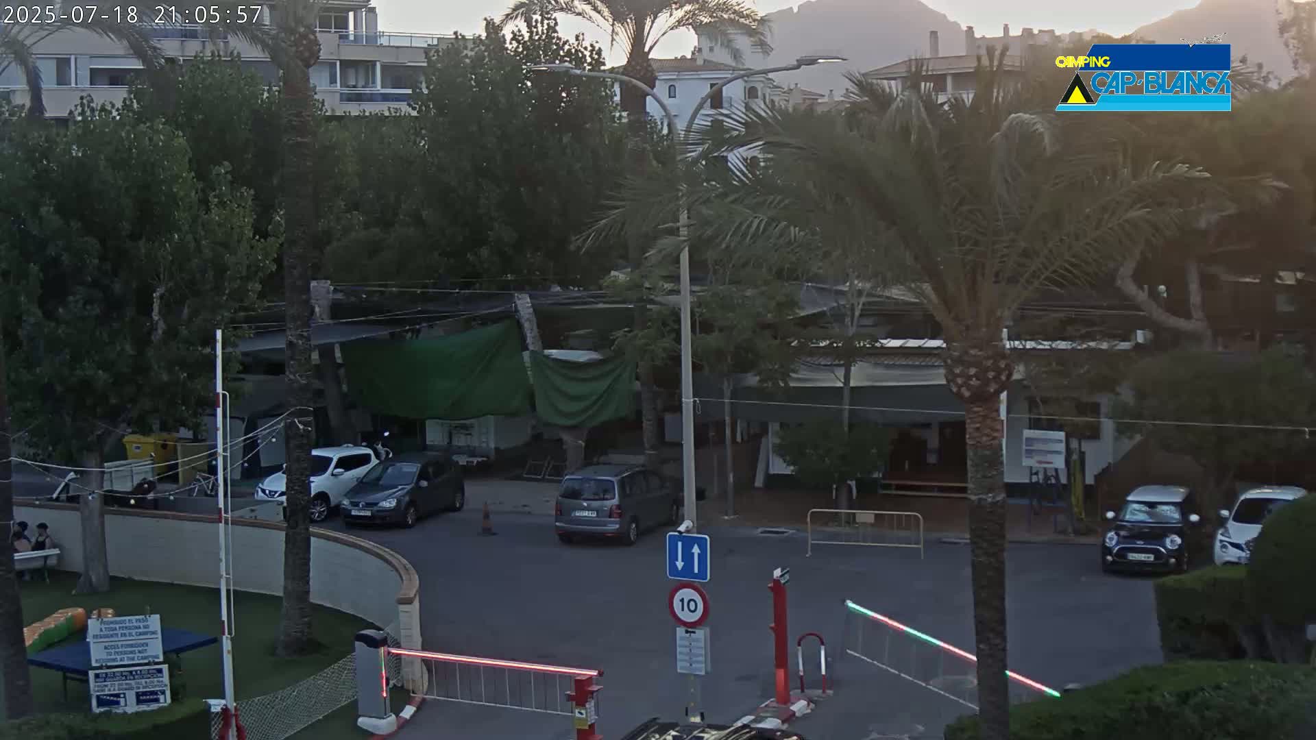 Altea, Camping Cap-Blanch Entrance - Alicante, Valencia, Spain