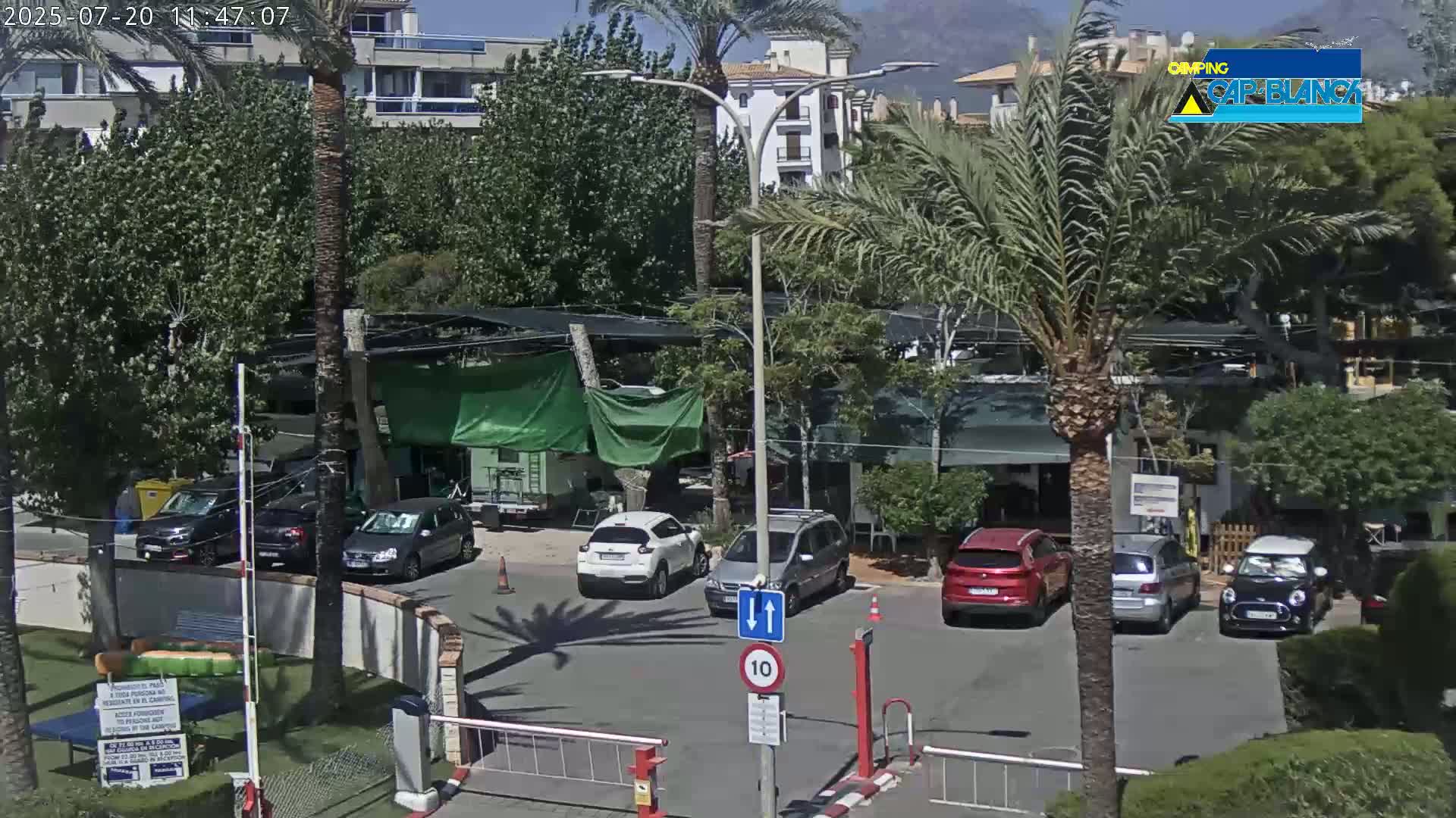 Altea, Camping Cap-Blanch Entrance - Alicante, Valencia, Spain