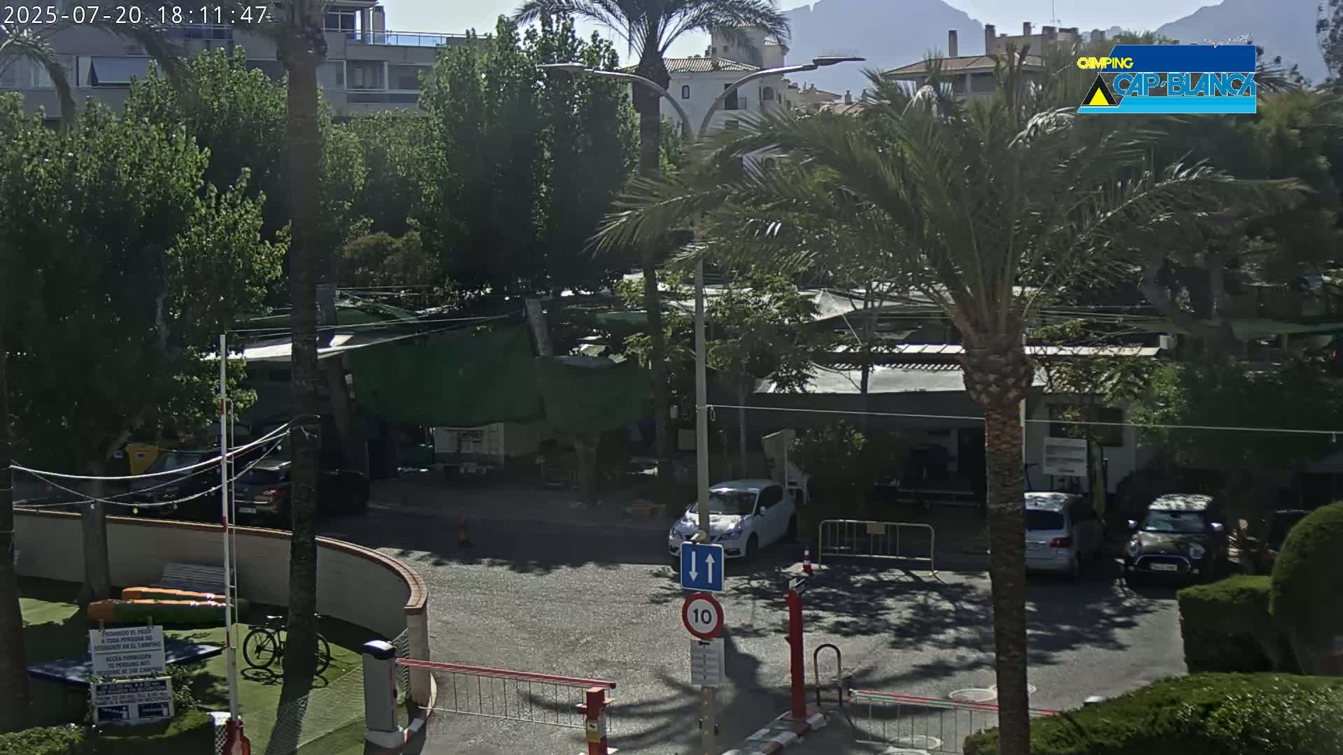 Altea, Camping Cap-Blanch Entrance - Alicante, Valencia, Spain