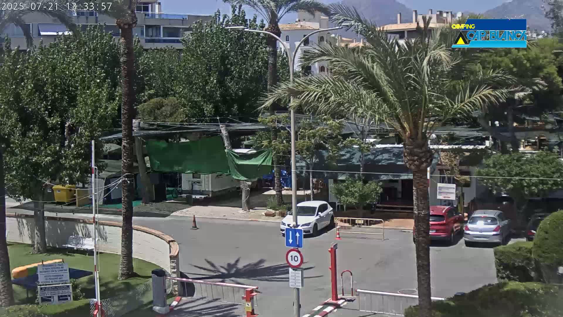 Altea, Camping Cap-Blanch Entrance - Alicante, Valencia, Spain