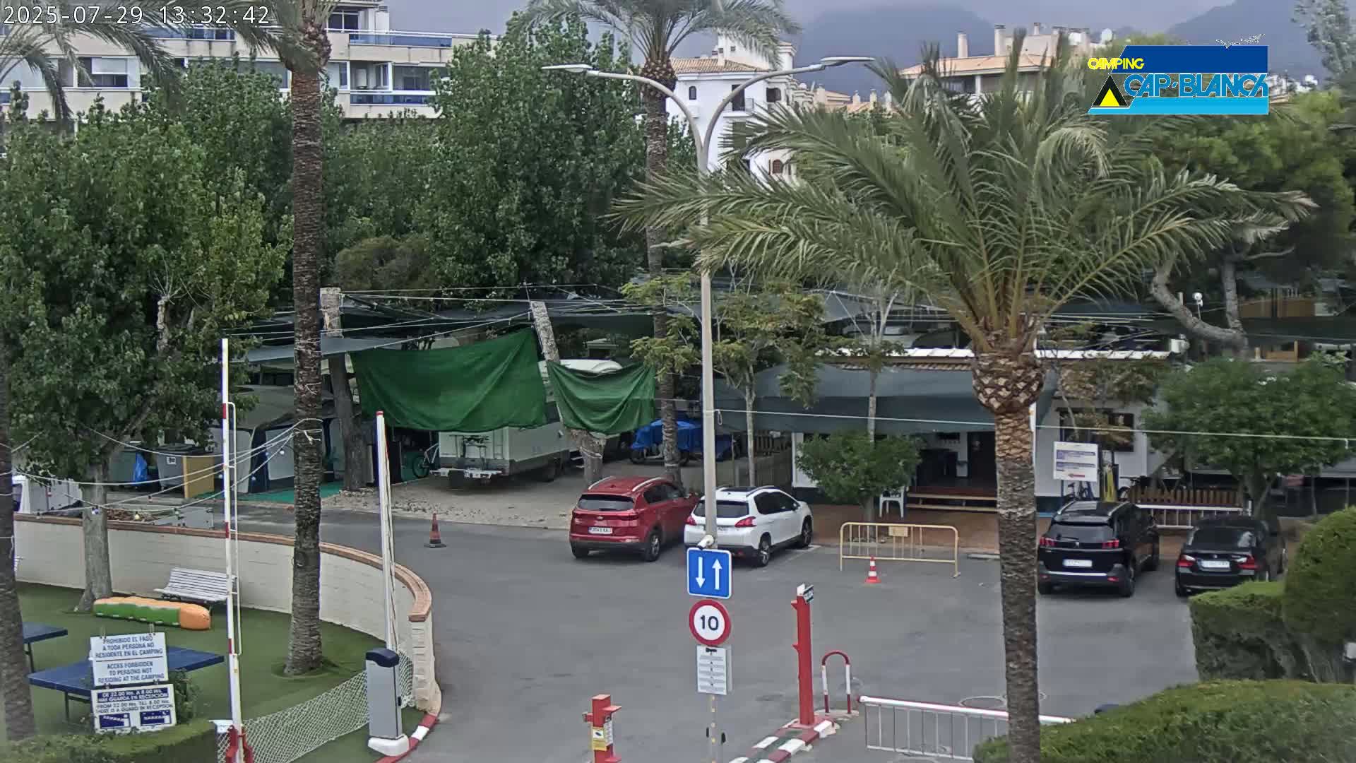 Altea, Camping Cap-Blanch Entrance - Alicante, Valencia, Spain